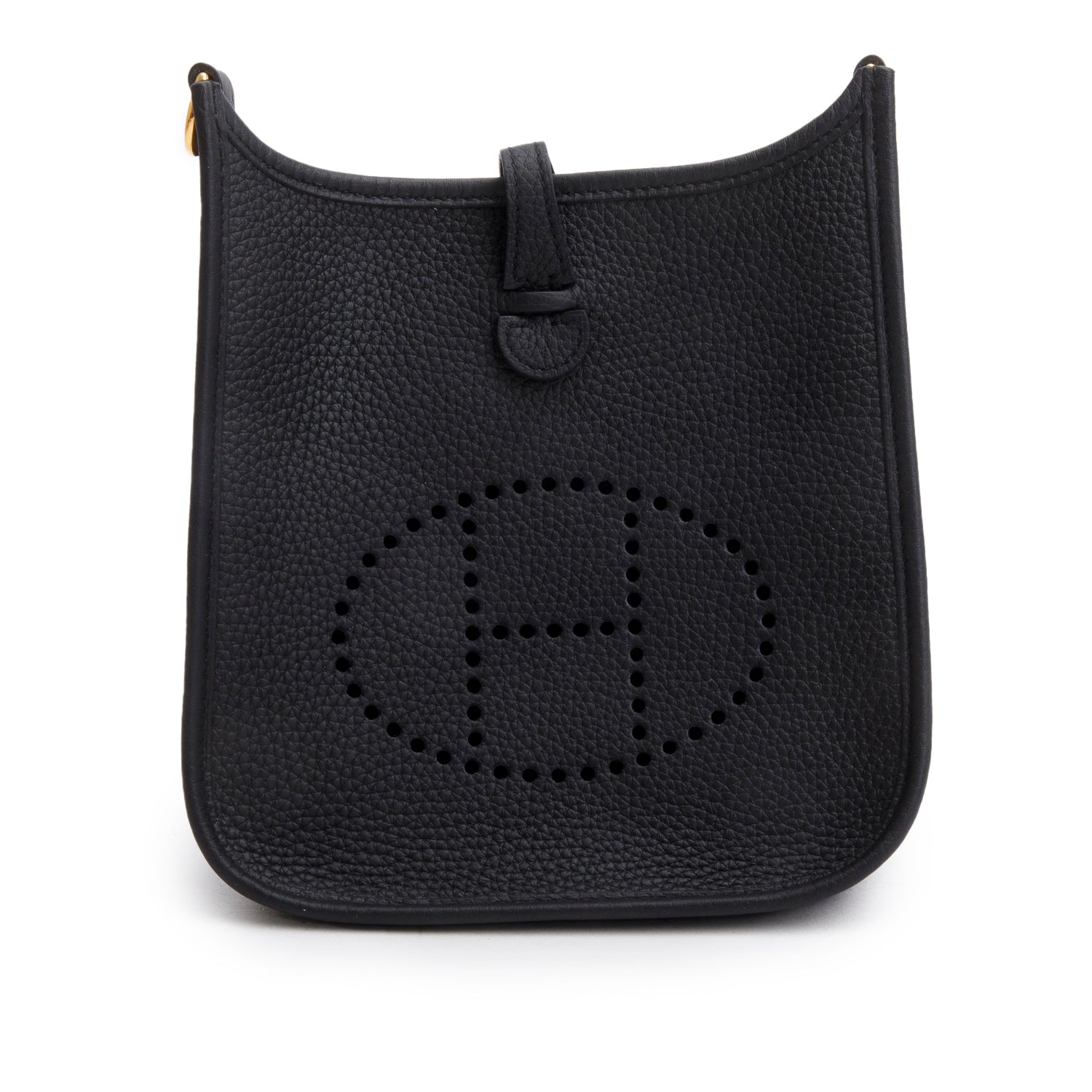 Hermes 2024 Noir Taurillon Clemence Amazone Evelyne TPM 16 w/ Box & Receipt