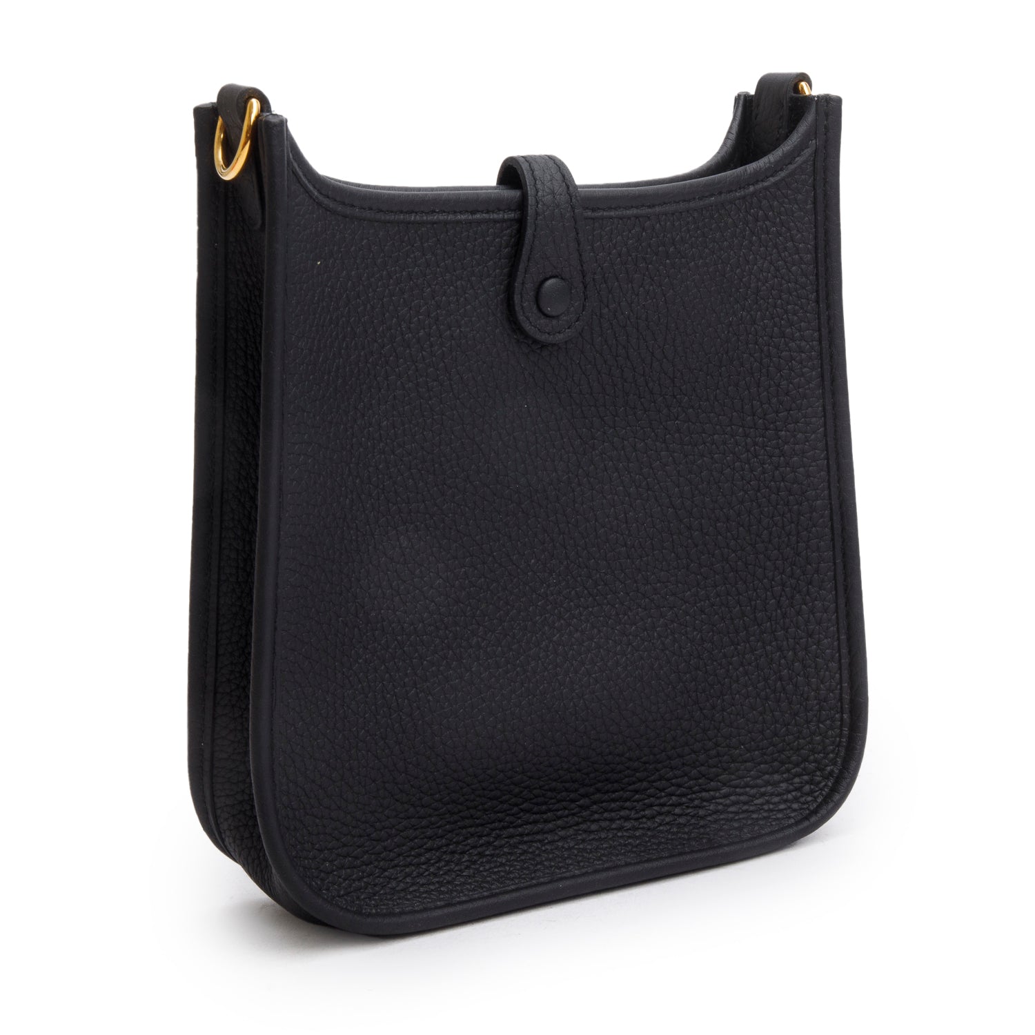 Hermes 2024 Noir Taurillon Clemence Amazone Evelyne TPM 16 w/ Box & Receipt