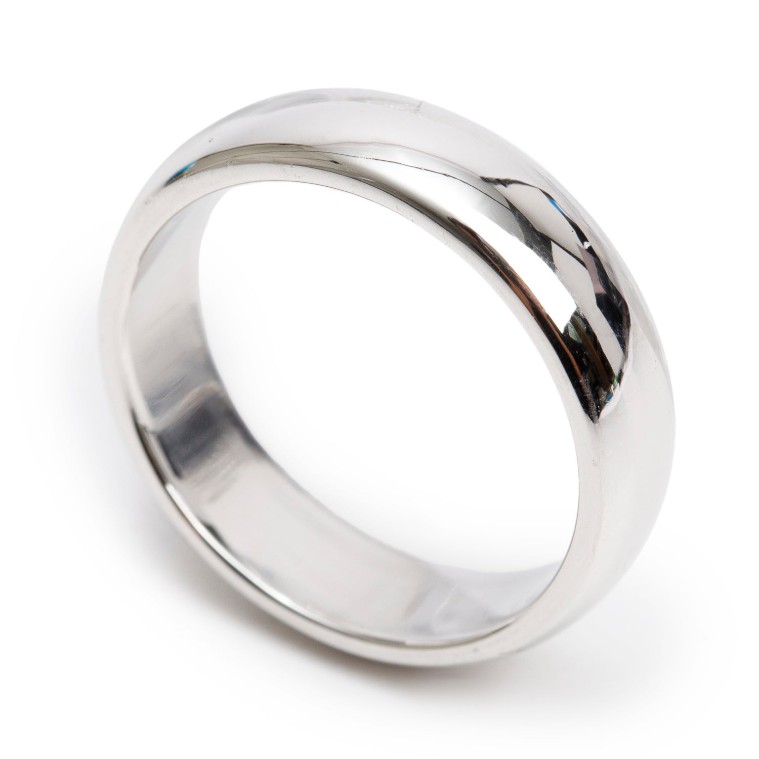 Tiffany & Co. Forever Platinum 6 MM Wedding Band Ring, Size 9.25