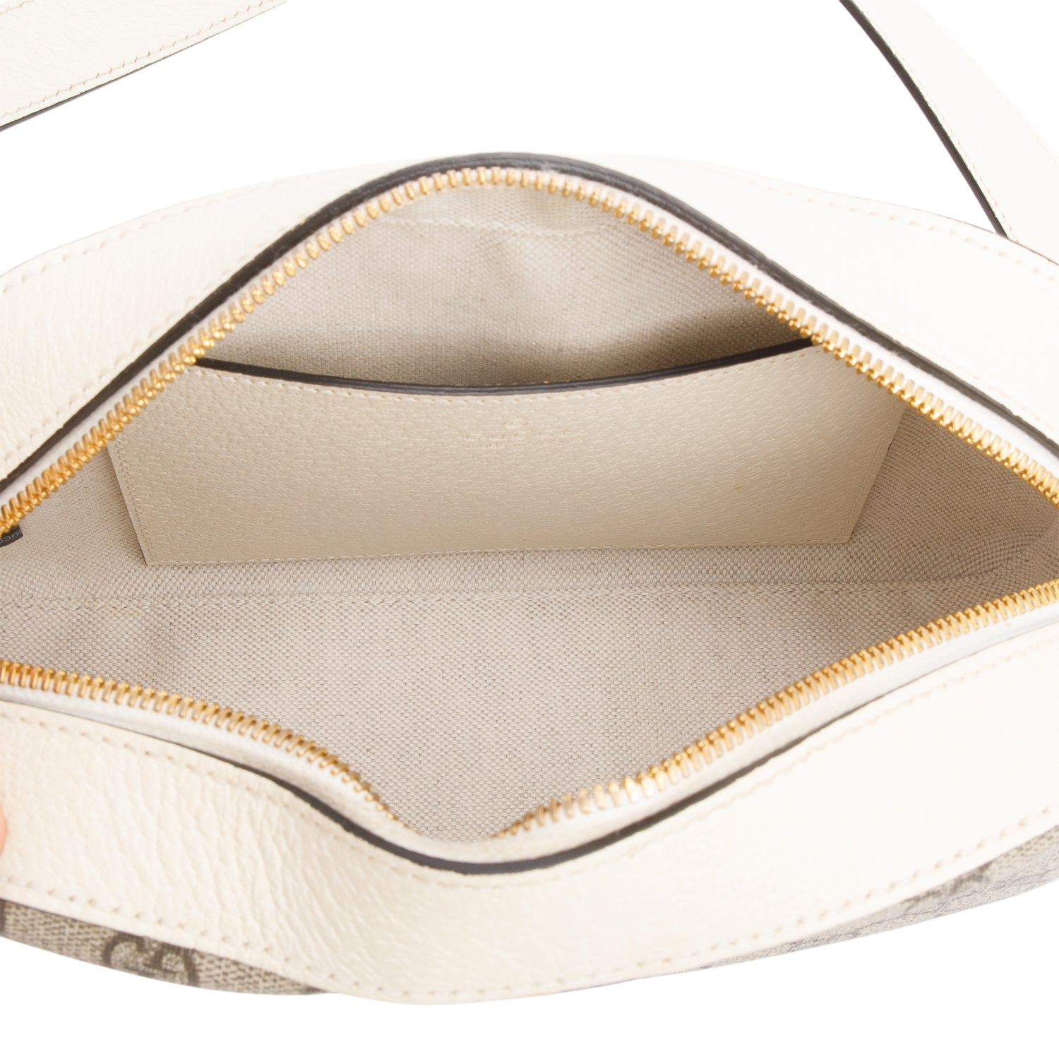 Gucci GG Supreme Monogram Textured Calfskin Web Small Ophidia Camera Bag w/ Box