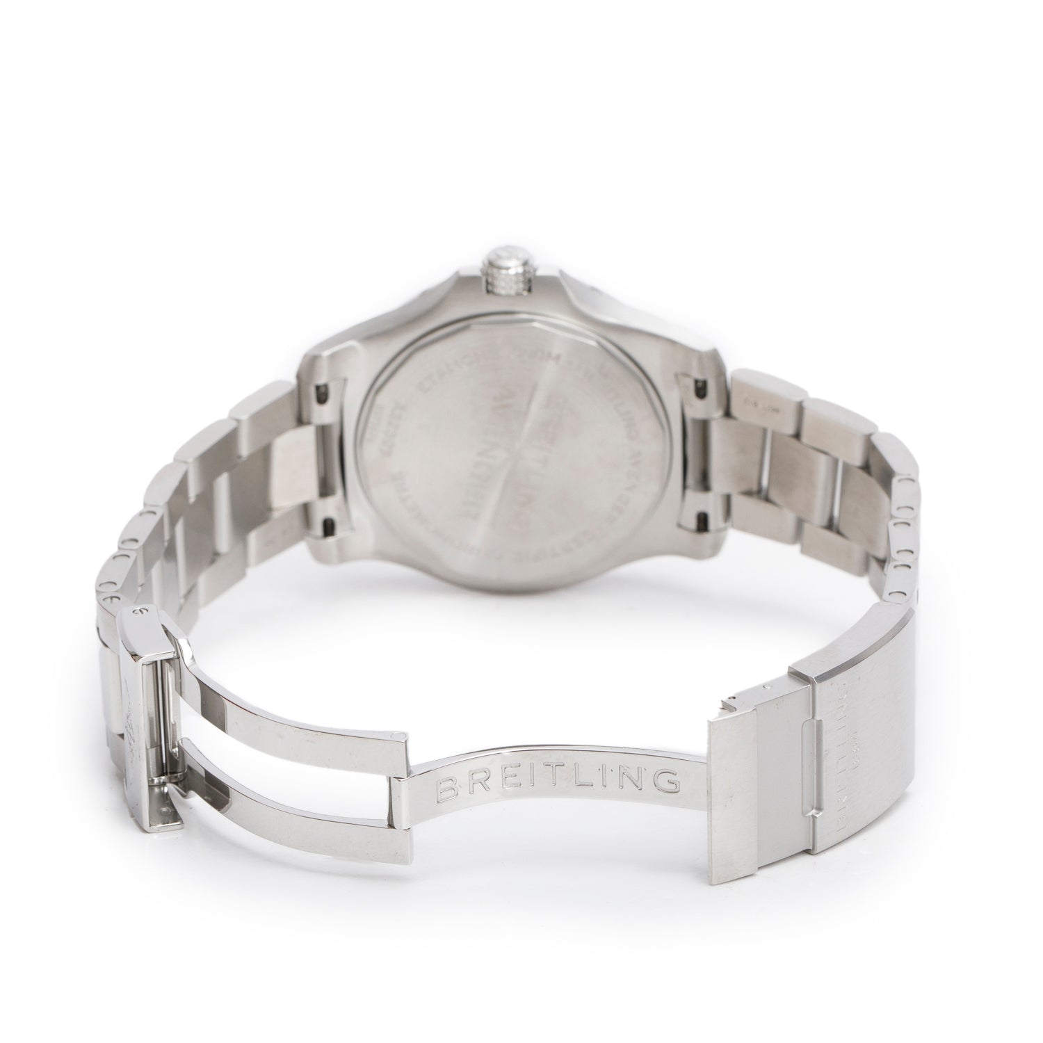 Breitling Stainless Steel Avenger 43 MM Automatic GMT Watch White Dial A32397 w/ Box & Papers