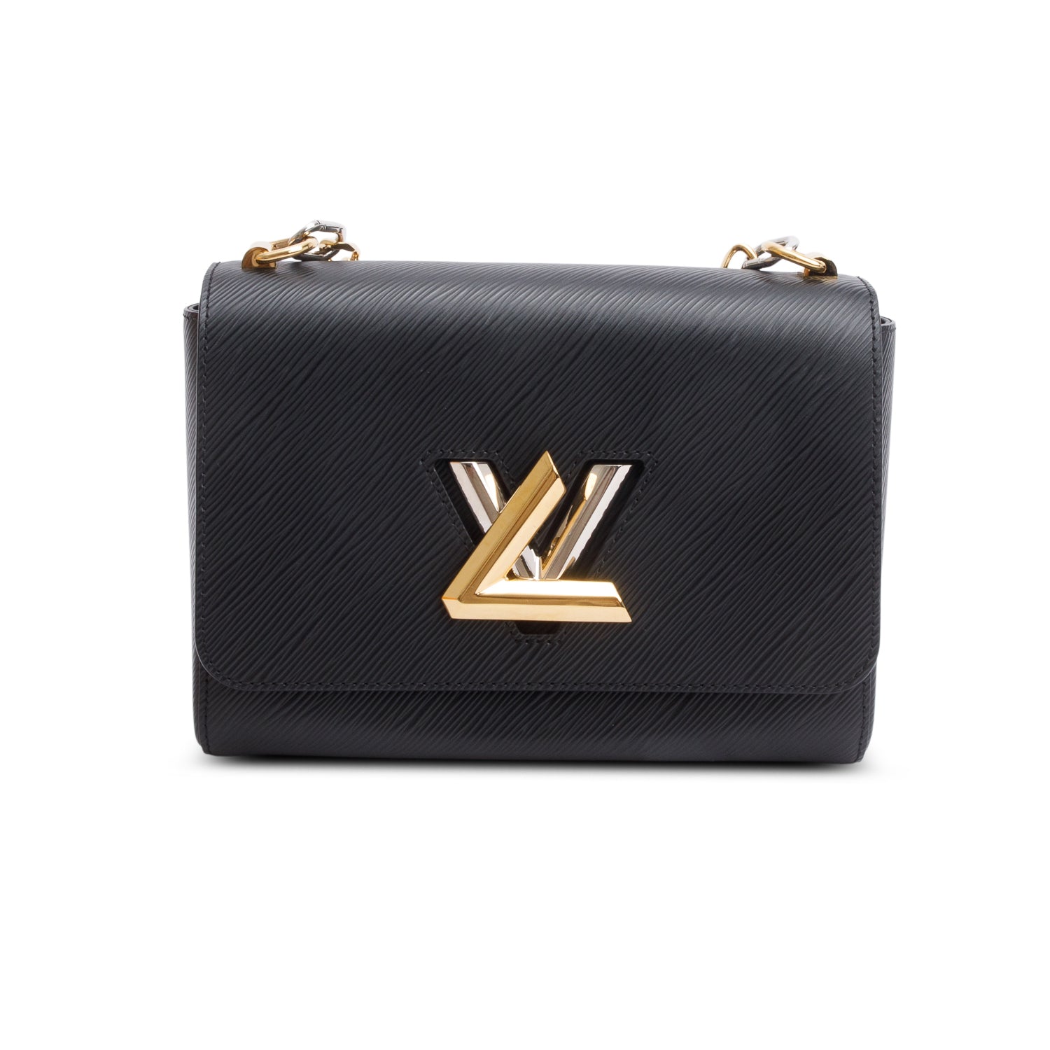 Louis Vuitton Black Epi Leather Twist MM w/ Box