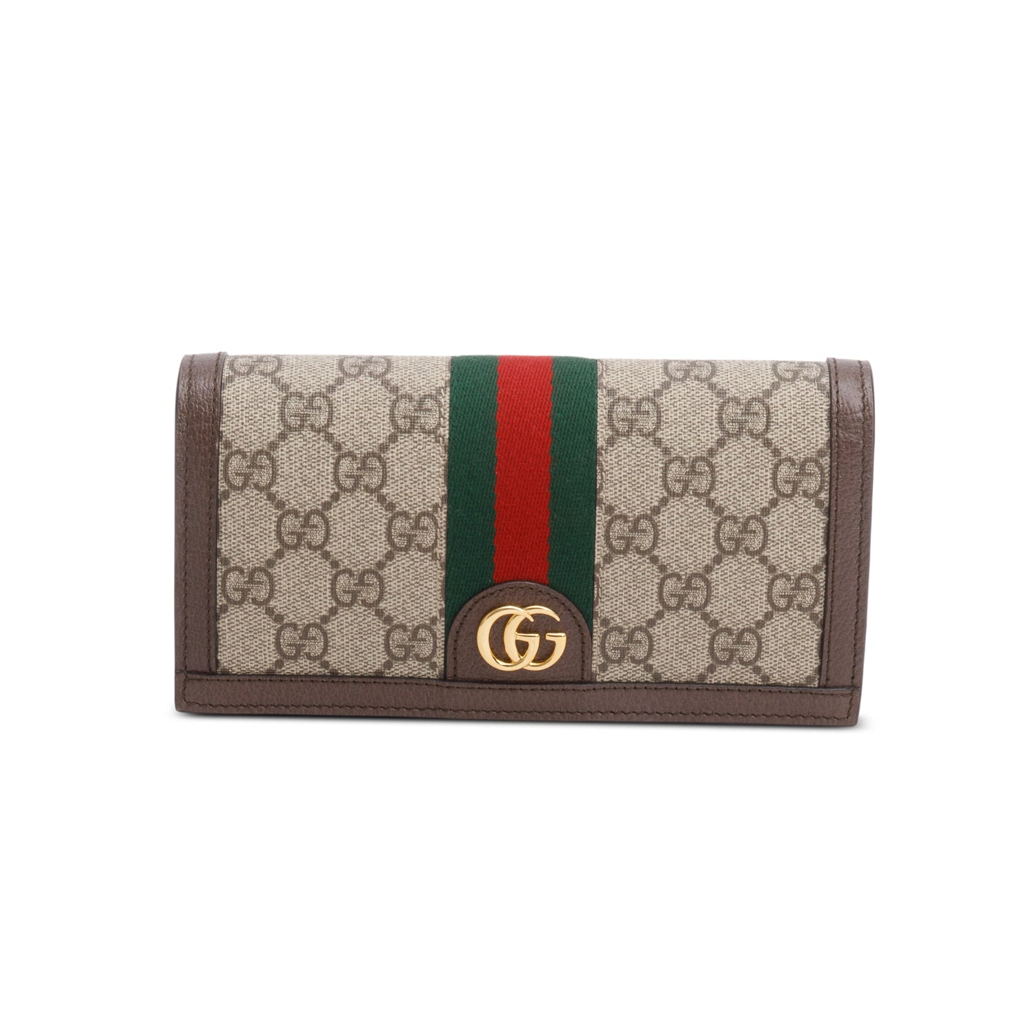 Gucci GG Supreme Monogram Web Ophidia Wallet on Chain w/ Box & Strap