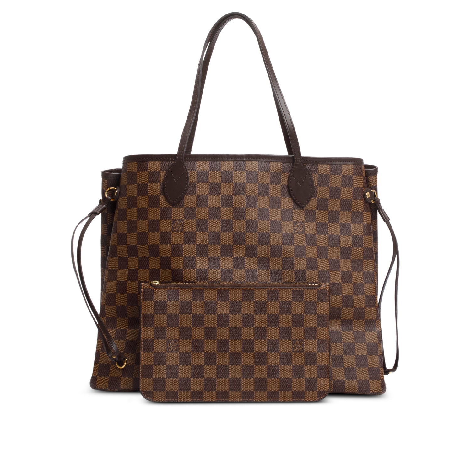 Louis Vuitton Damier Ebene Neverfull GM w/ Pouch