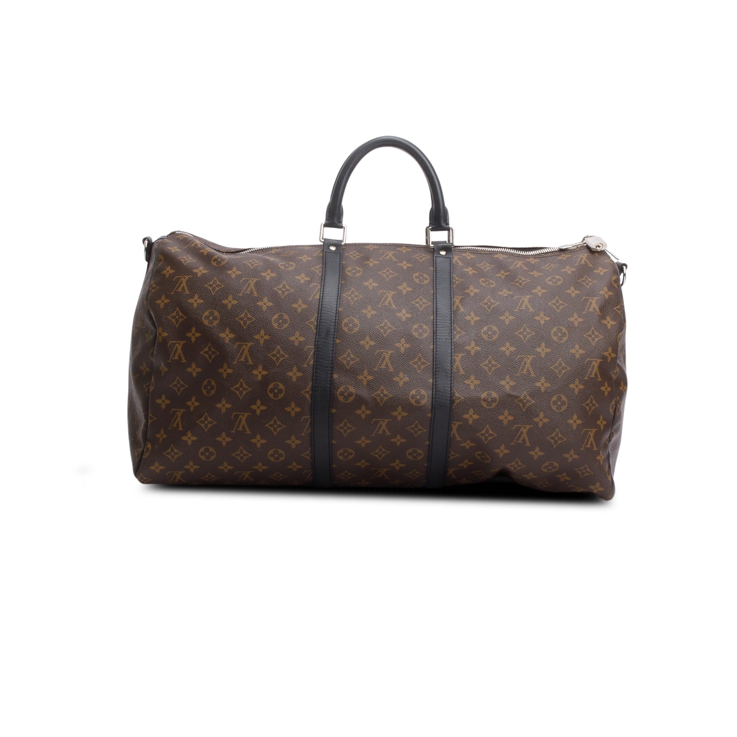 Louis Vuitton Monogram Macassar Keepall Bandouliere 55 w/ Strap