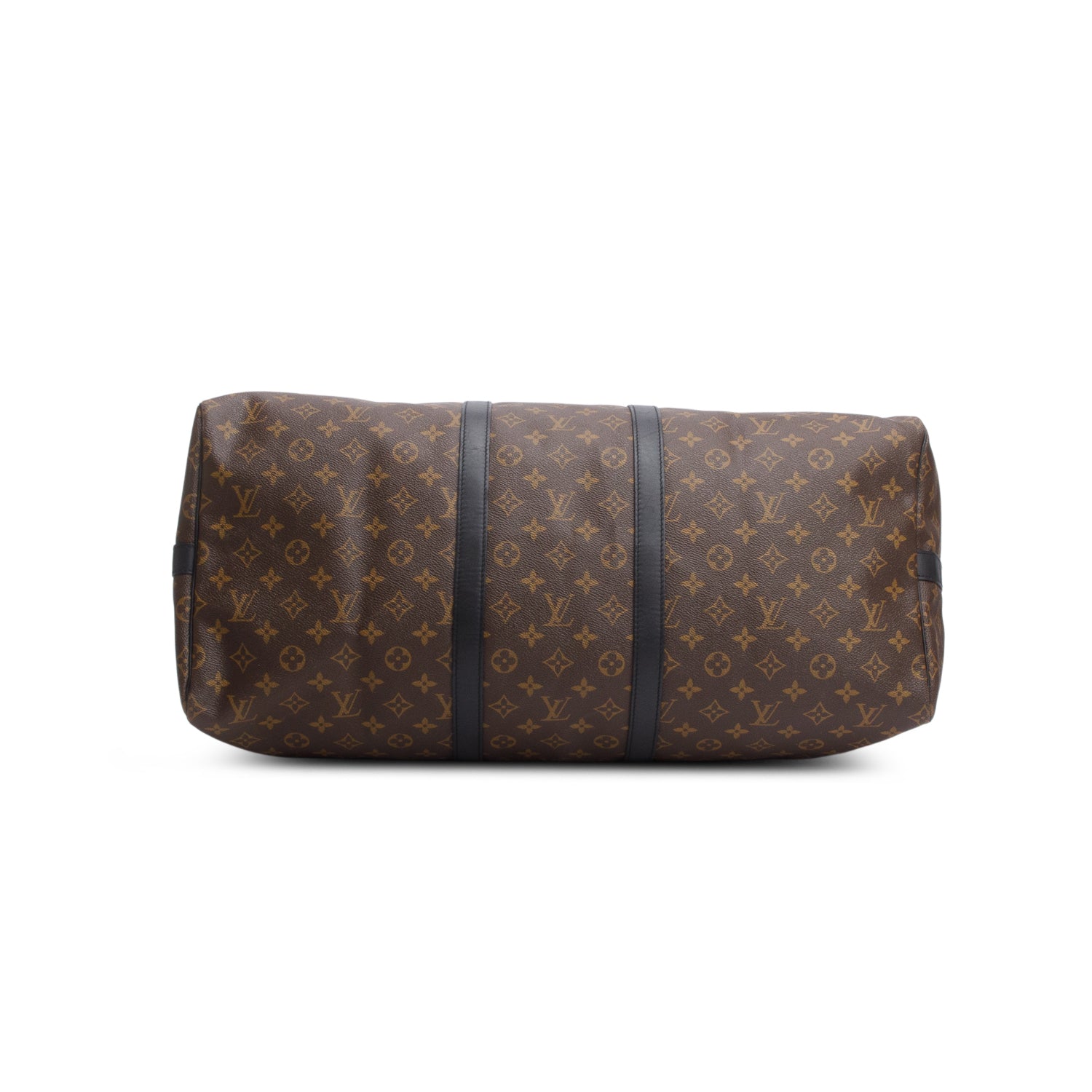 Louis Vuitton Monogram Macassar Keepall Bandouliere 55 w/ Strap