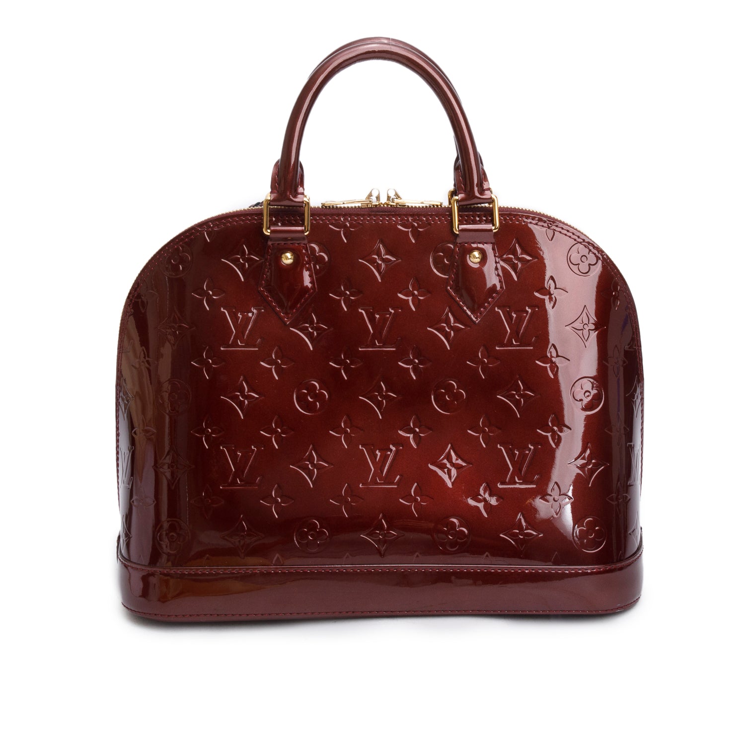Louis Vuitton Burgundy Monogram Vernis Alma PM