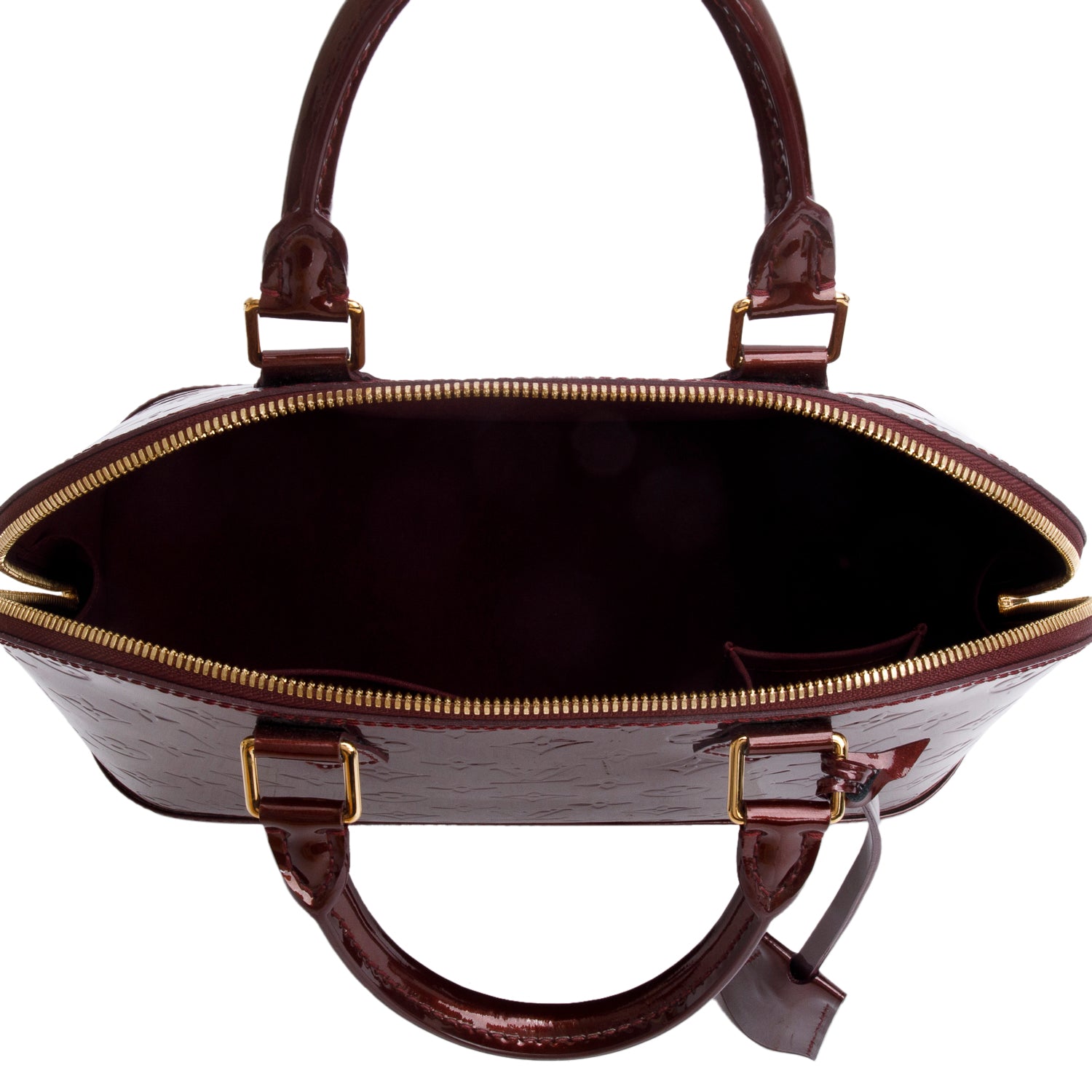 Louis Vuitton Burgundy Monogram Vernis Alma PM