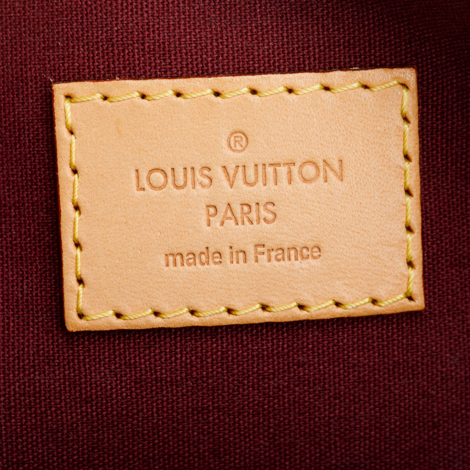 Louis Vuitton Burgundy Monogram Vernis Alma PM