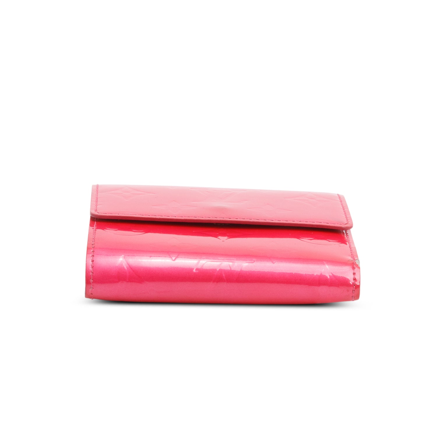 Louis Vuitton Pink Vernis Leather Elise Wallet