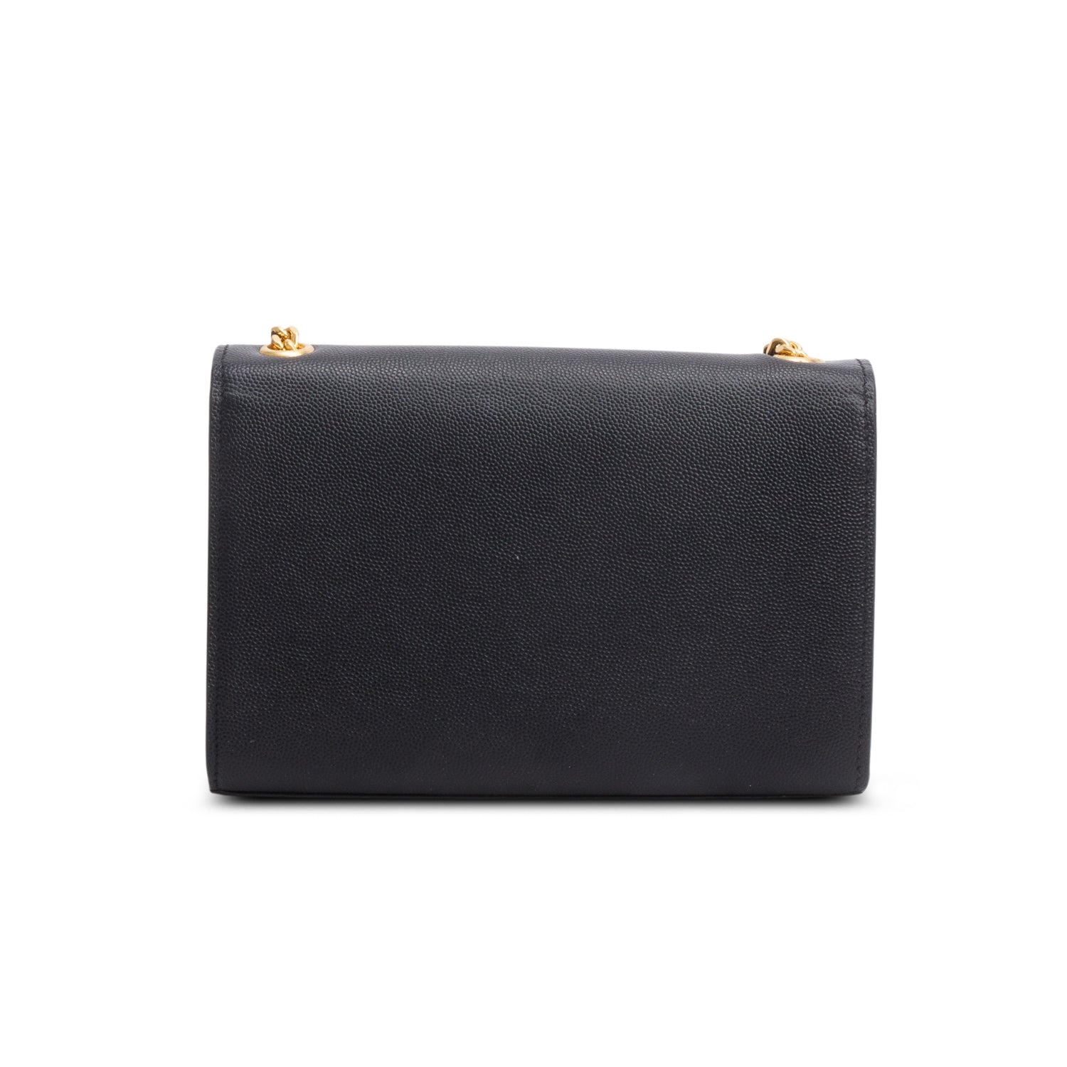 Saint Laurent 2020 Black Grain De Poudre Small Monogram Kate Satchel w/ Box