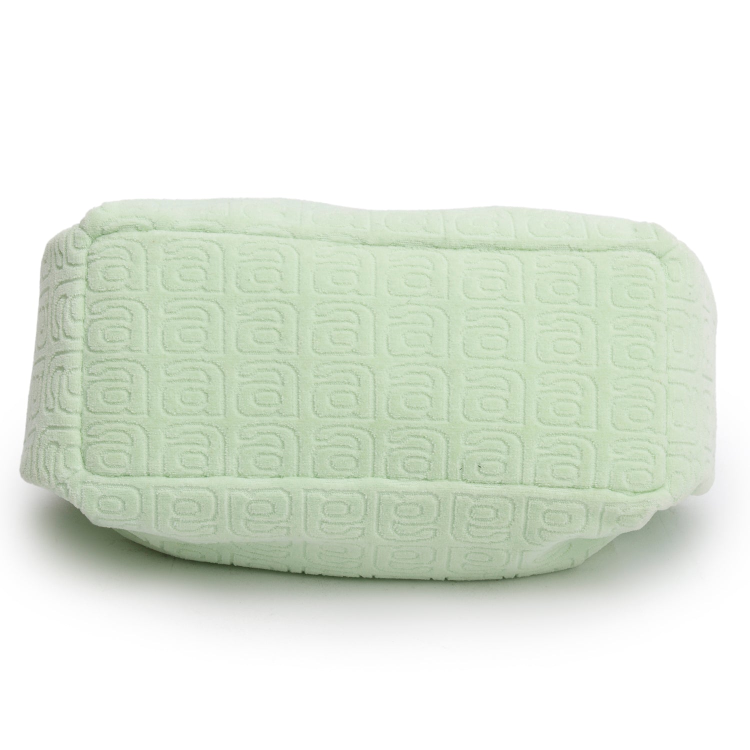 Alexander Wang Green Velour Small Jacquard Scrunchie Bag