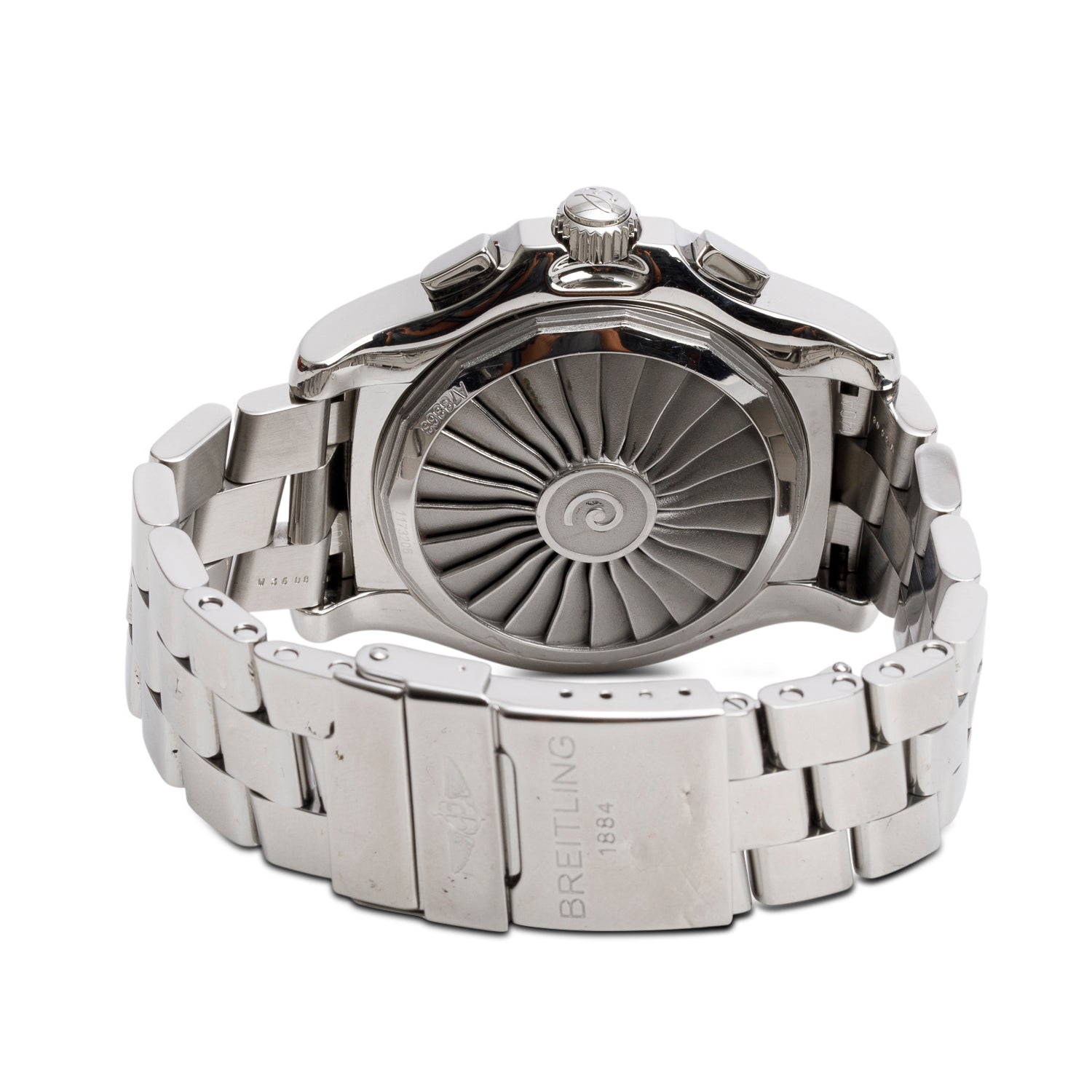 Breitling Stainless Steel Airwolf 43 MM Chronometer Quartz Watch A78363 w/ Box & Papers