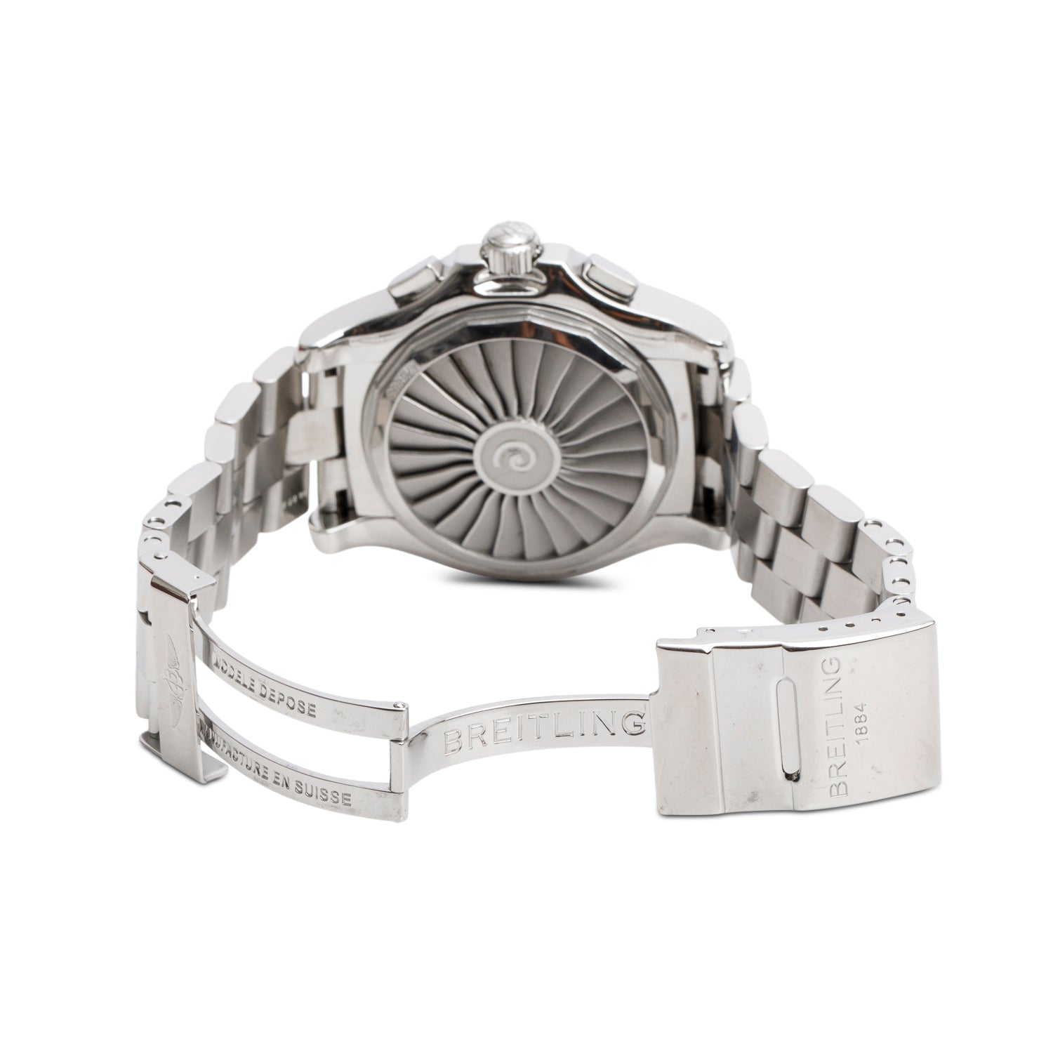 Breitling Stainless Steel Airwolf 43 MM Chronometer Quartz Watch A78363 w/ Box & Papers