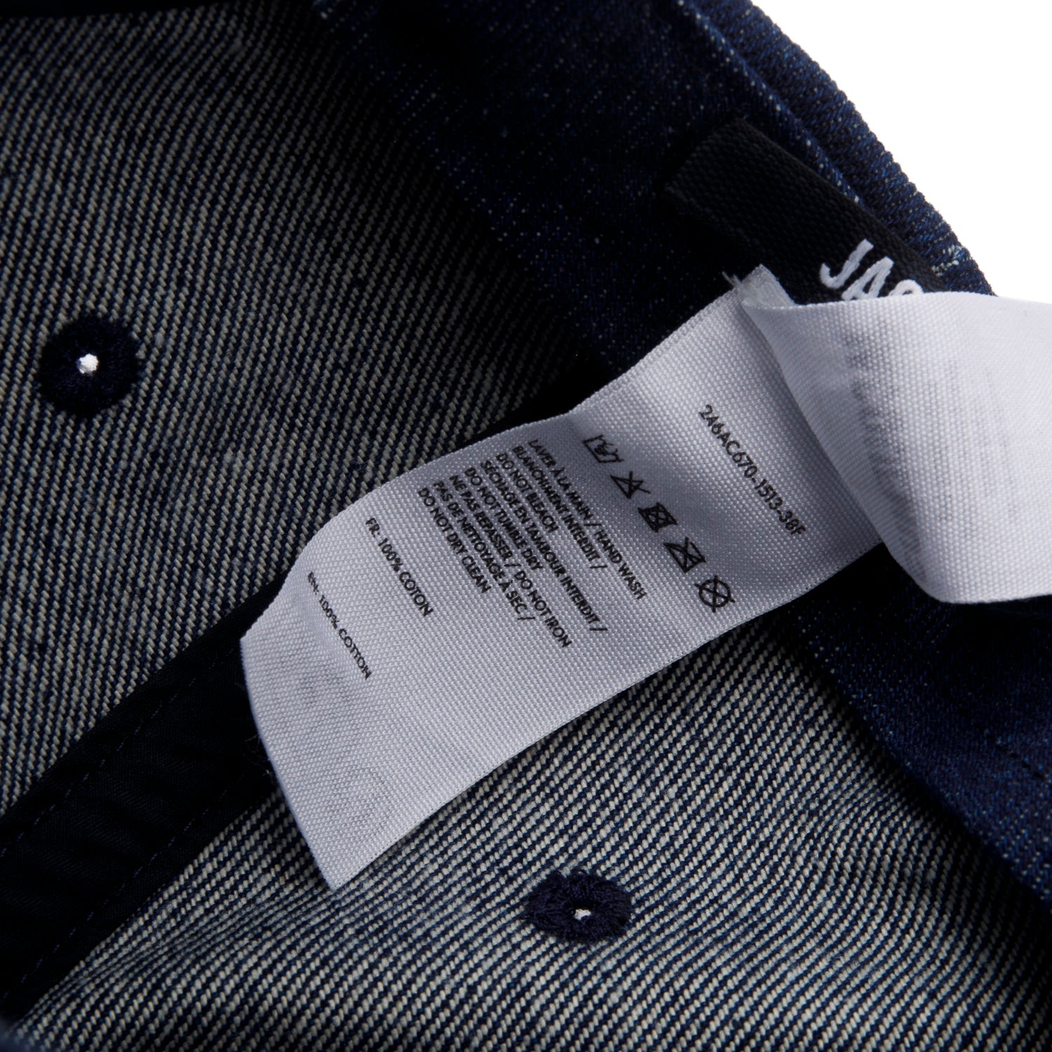 Jacquemus Blue Denim La Casquette Gadjo, Size 58