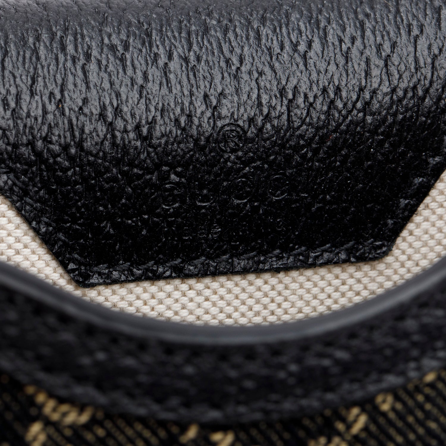 Gucci Black GG Supreme Denim Monogram Mini Horsebit 1955 Crossbody Bag