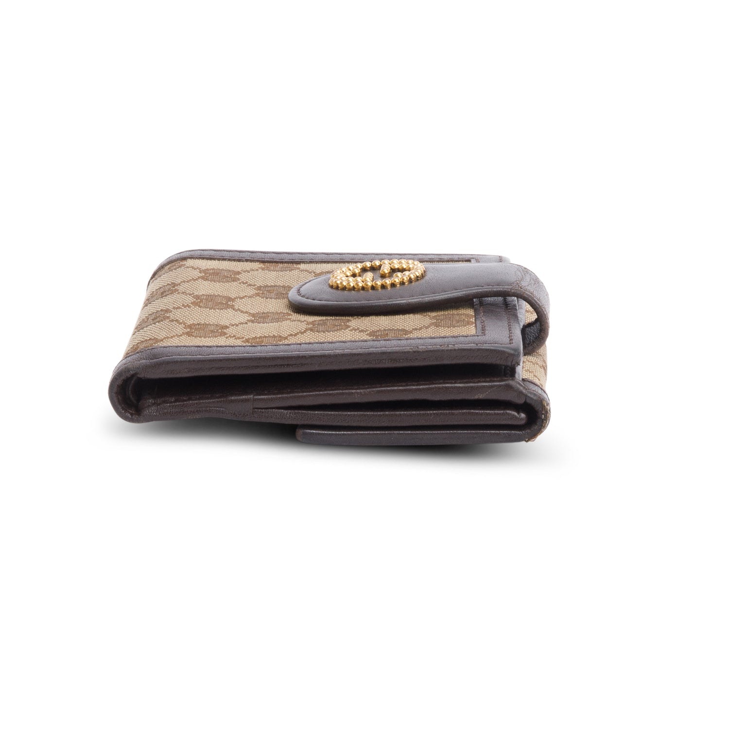 Gucci Beige GG Supreme Bi-Fold Wallet w/ Box