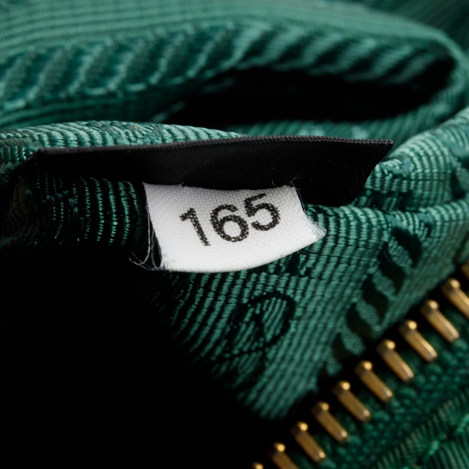 Prada Green Saffiano-Trimmed Tessuto Nylon Tote w/ Strap