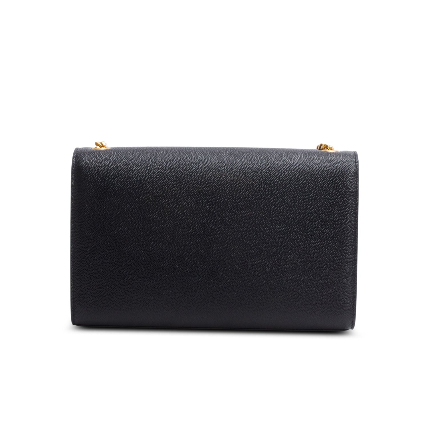 Saint Laurent Black Grain De Poudre Medium Kate Bag