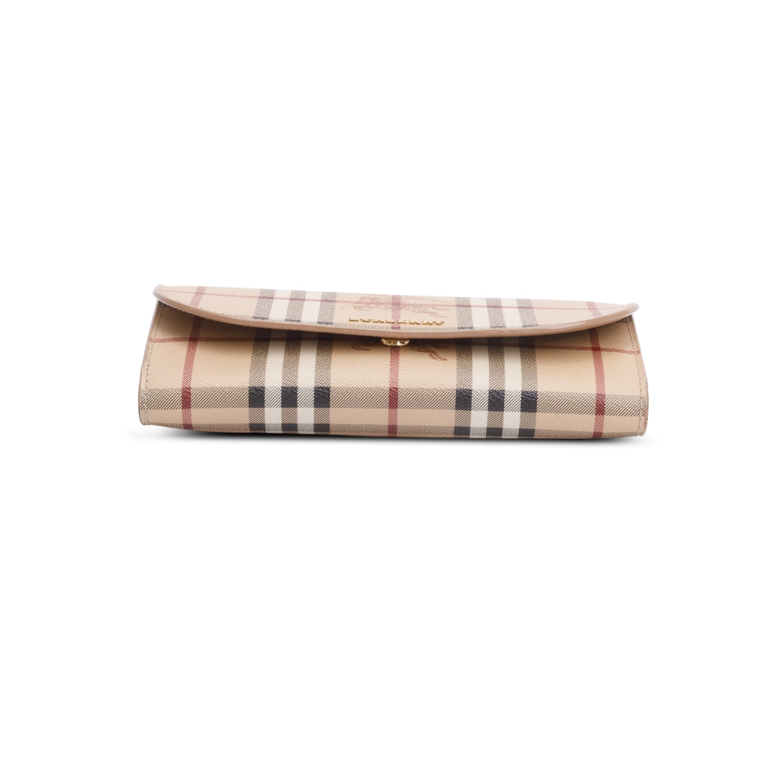 Burberry Haymarket Check Henley Wallet on Chain