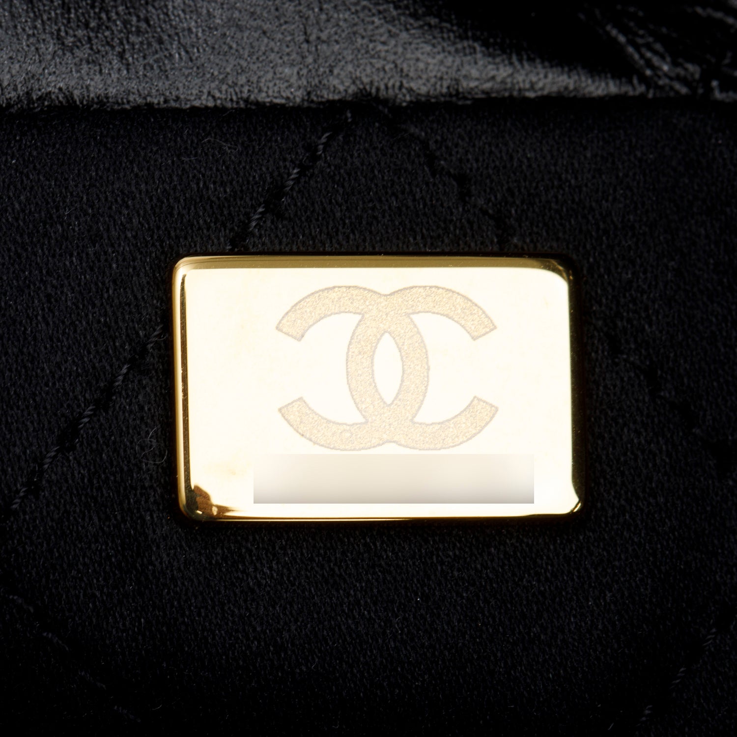 Chanel Black Shiny Calfskin Quilted Mini Chanel 22