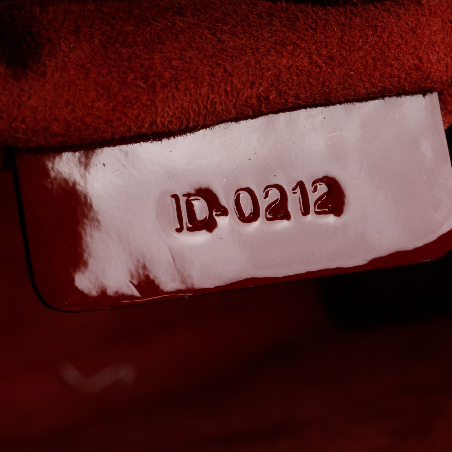 Christian Dior 2022 Red Patent Cannage Leather Small Lady Dior w/ Box, Strap & Authenticity Card