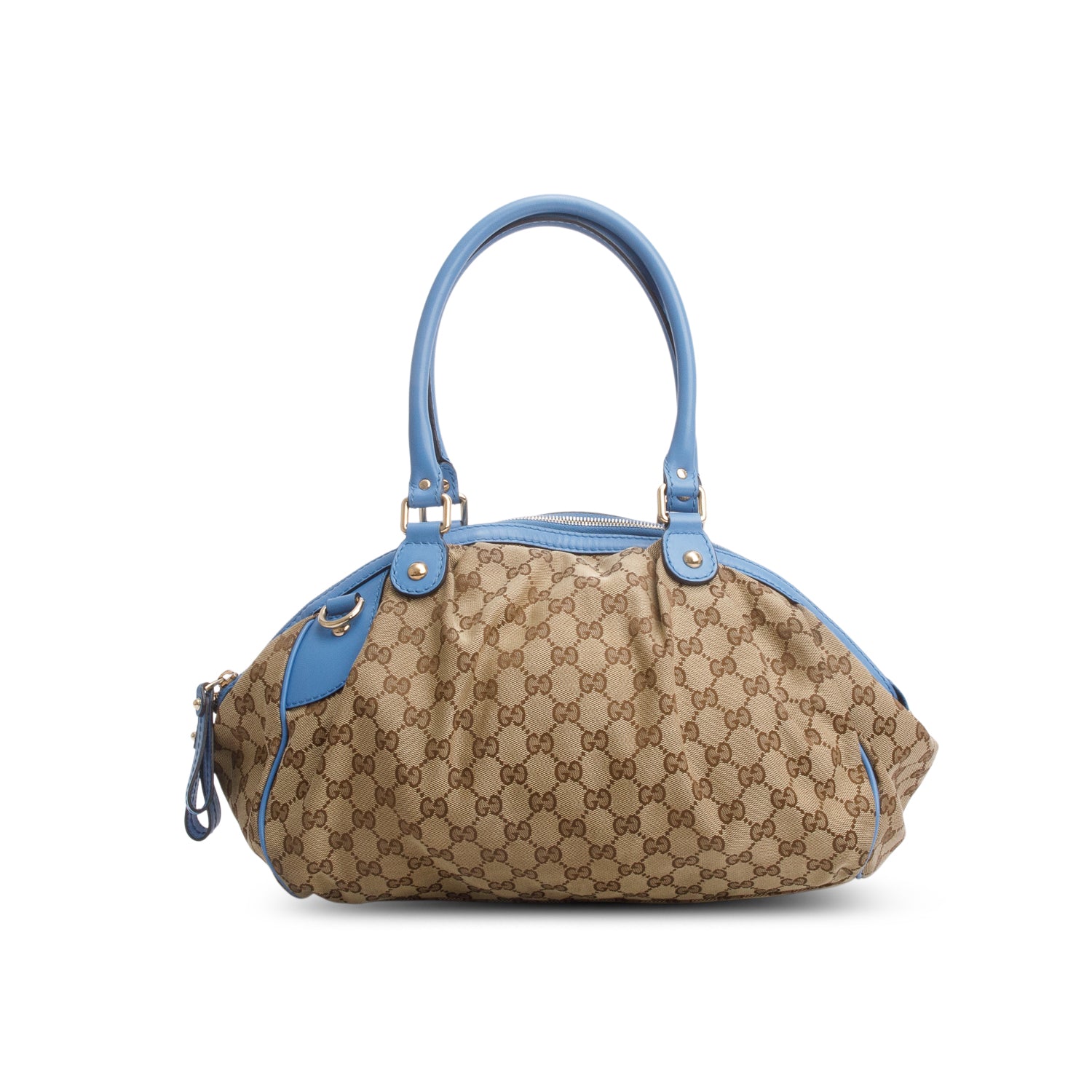 Gucci Monogram Sukey Boston Bag w/ Strap