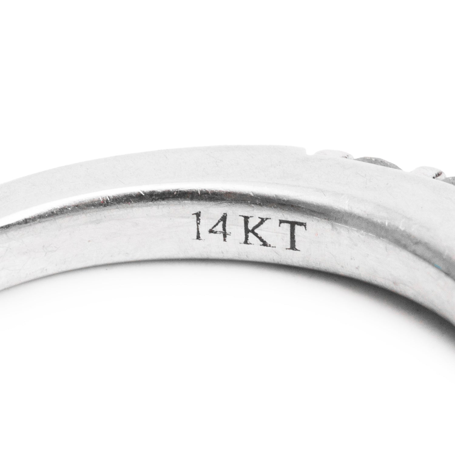 Vera Wang 14k White Gold Love Diamond Band Ring, Size 4.5