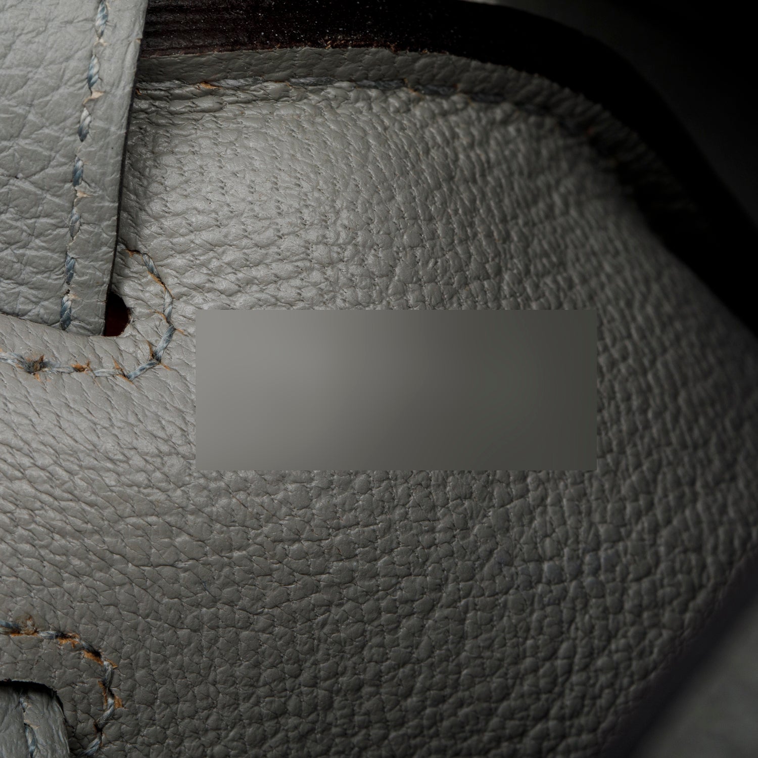 Hermes Gris Mouette Togo Kelly II Retourne 25 w/ Strap & Box