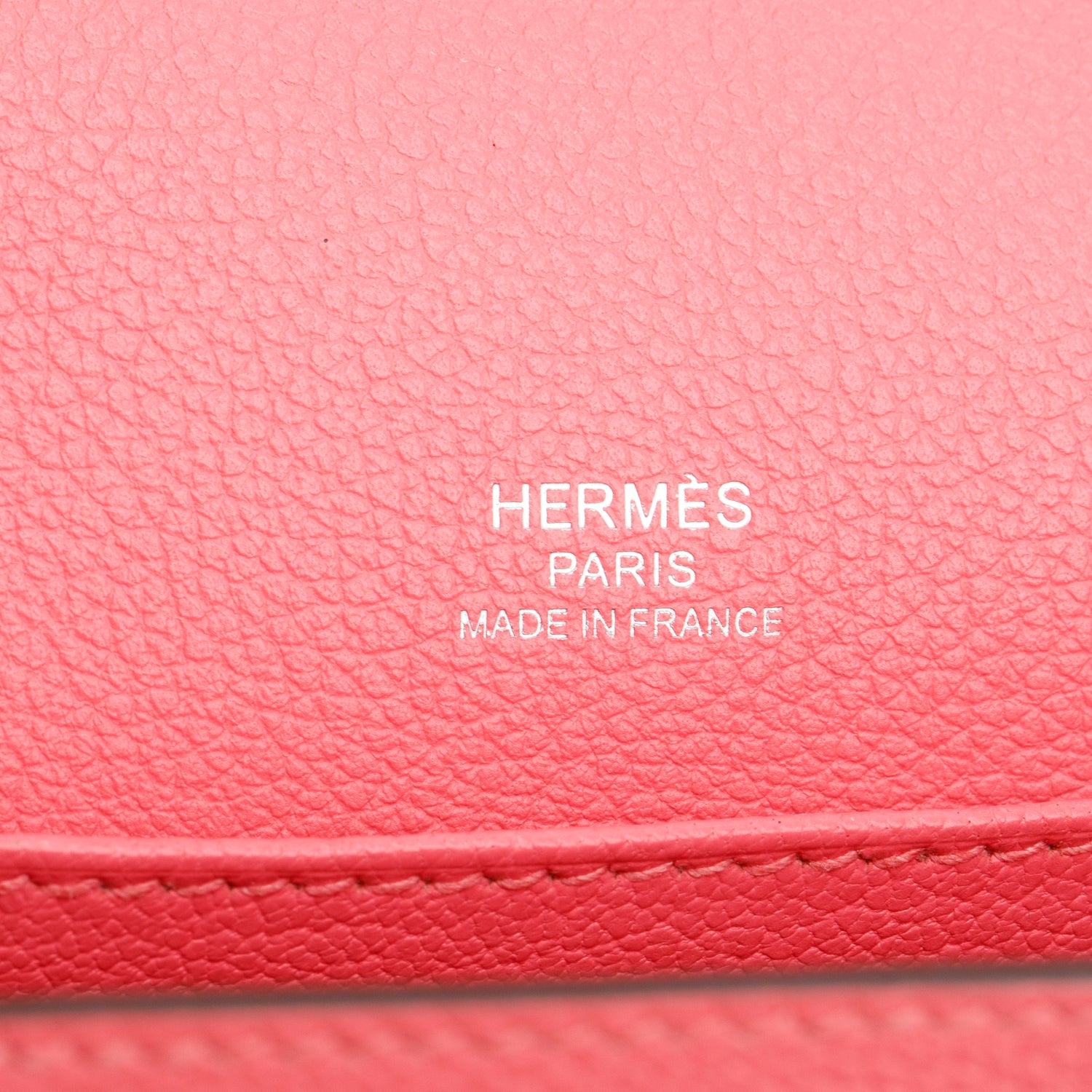 Hermes Rose Azalee Veau Evercolor Mini Sac Roulis 18 w/ Box