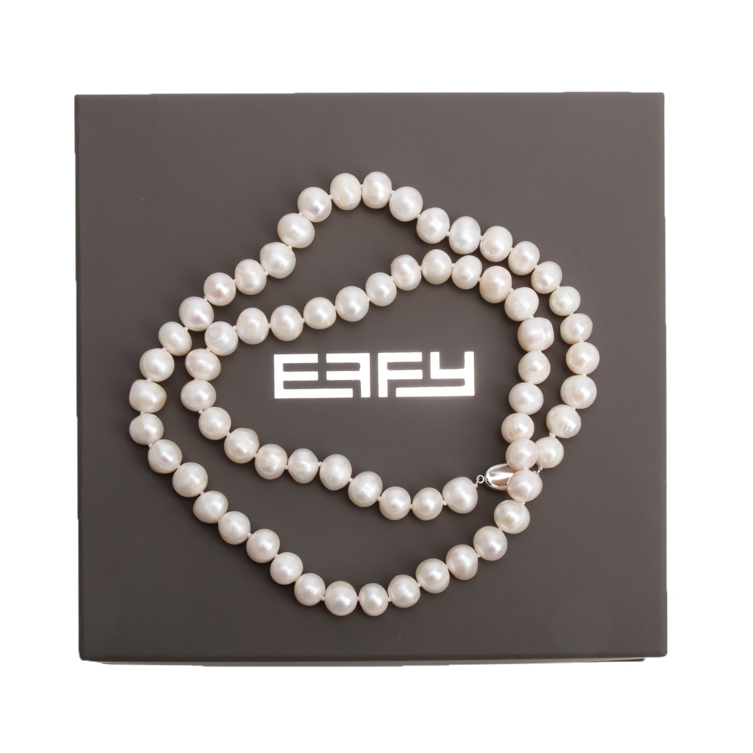 Effy Sterling Silver Gold Fresh Water Pearl Necklace