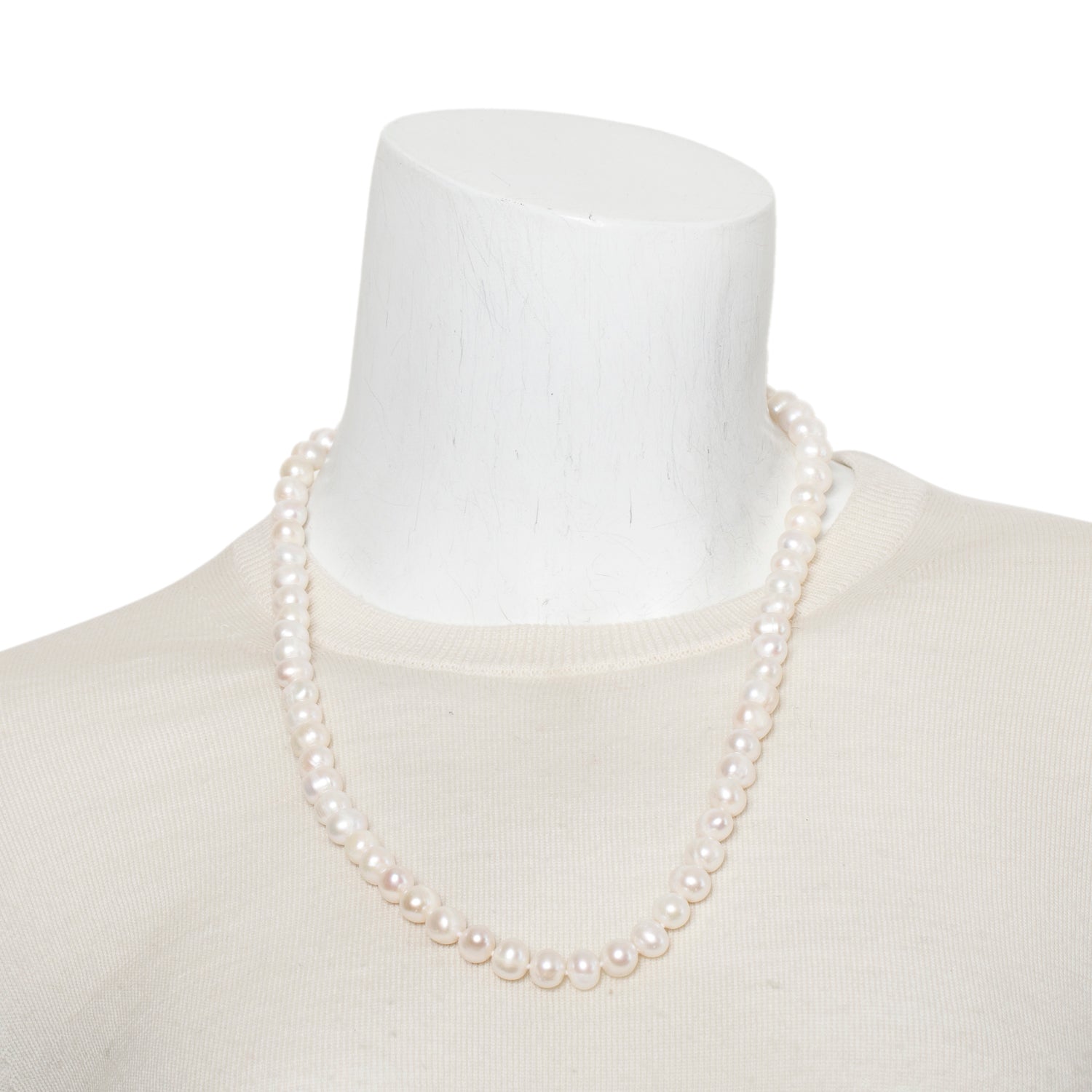 Effy Sterling Silver Gold Fresh Water Pearl Necklace
