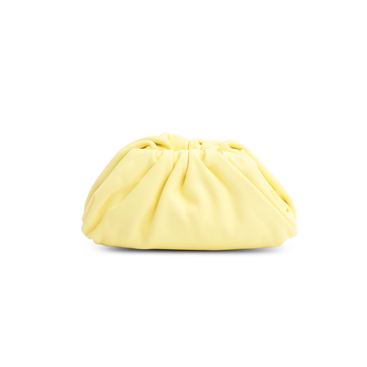 Bottega Veneta Yellow Butter Calfskin Leather The Mini Pouch
