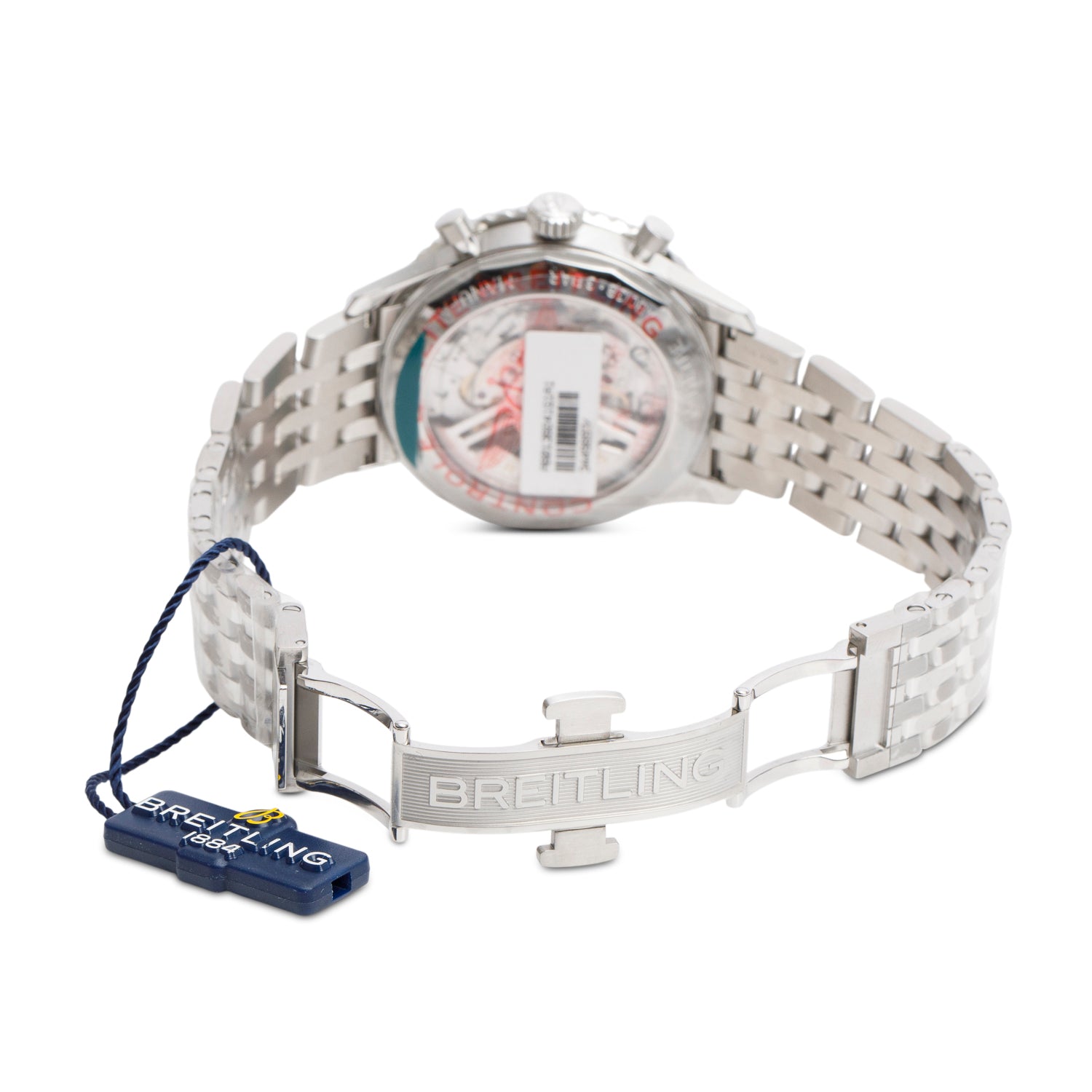 Breitling 2025 Stainless Steel Navitimer B01 43 MM Automatic Chronograph Watch Silver Dial AB0138 w/ Box & Papers