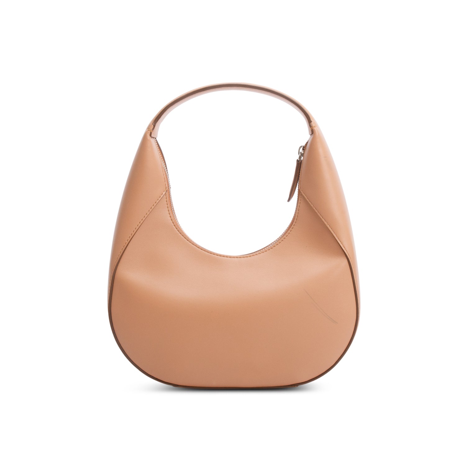 Stella McCartney Brown Perforated Logo Small Hobo Bag