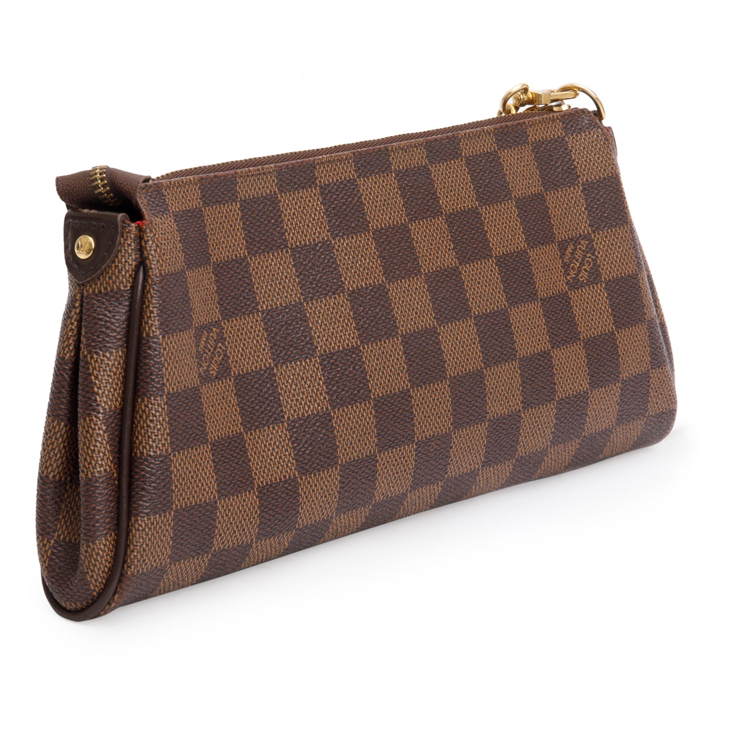 Louis Vuitton Damier Ebene Eva Clutch w/ Straps