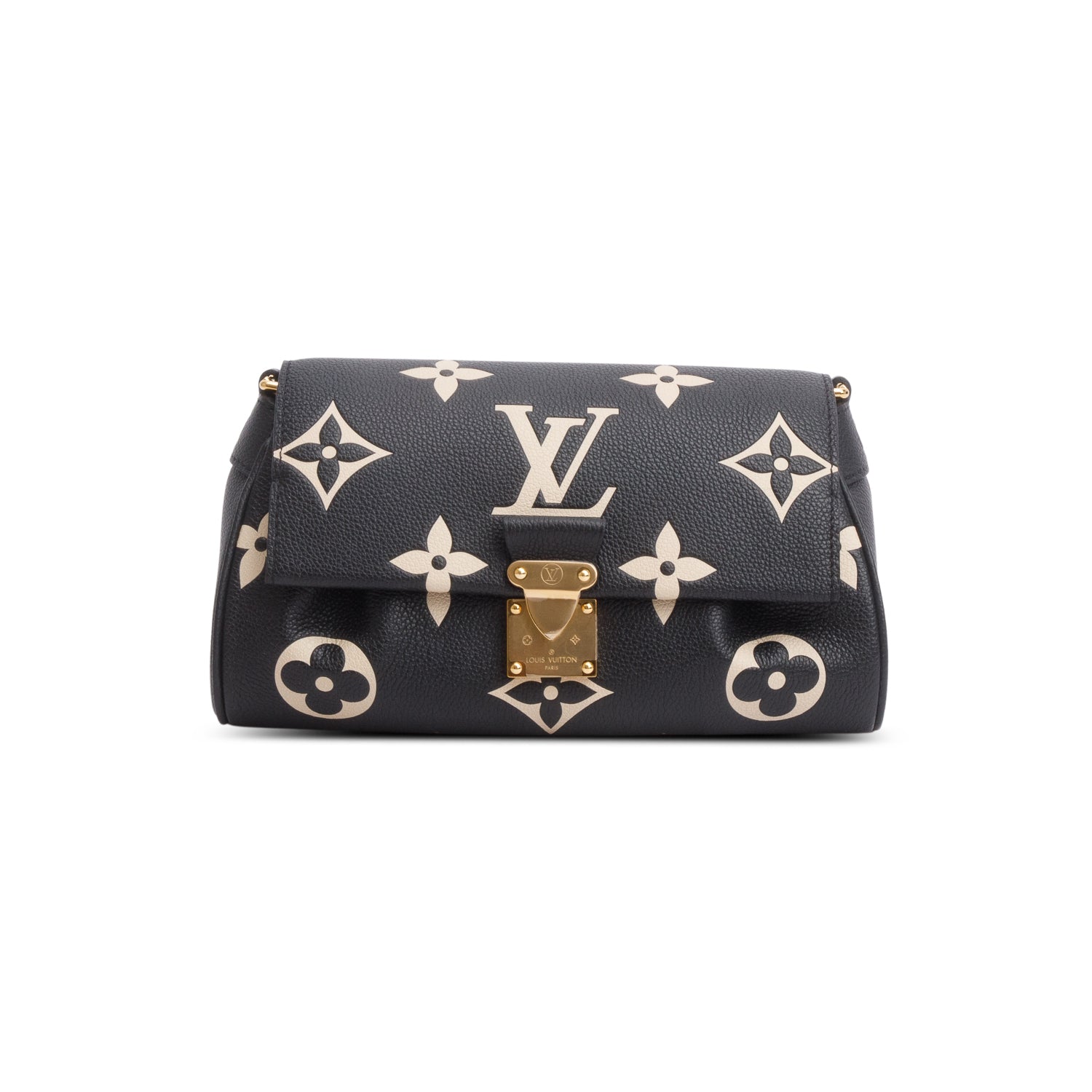 Louis Vuitton Black Empreinte Monogram Giant Favorite w/ Box & Strap