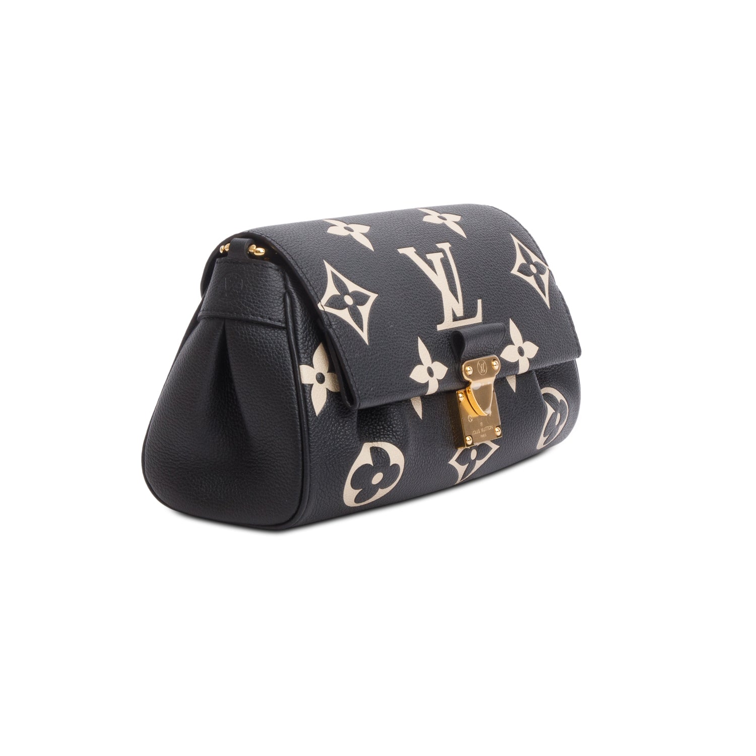 Louis Vuitton Black Empreinte Monogram Giant Favorite w/ Box & Strap