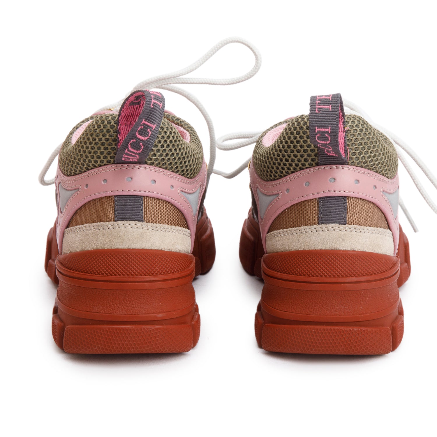 Gucci x Sega Multicolor Canvas Calfskin Flashtrek Sneakers, Size 35.5 w/ Box & Receipt