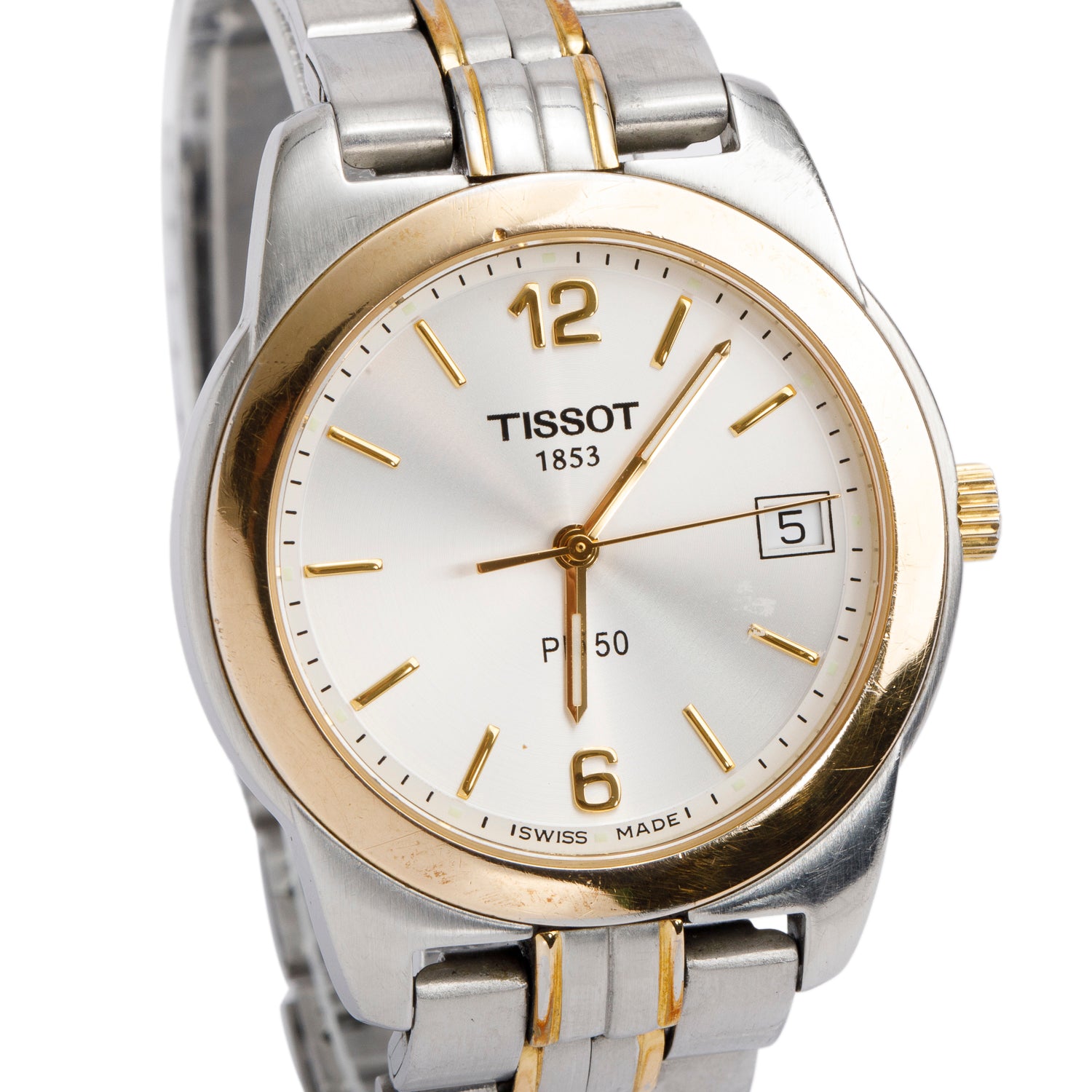 Tissot Two-Tone Stainless Steel PR50 36 MM Quartz Watch
