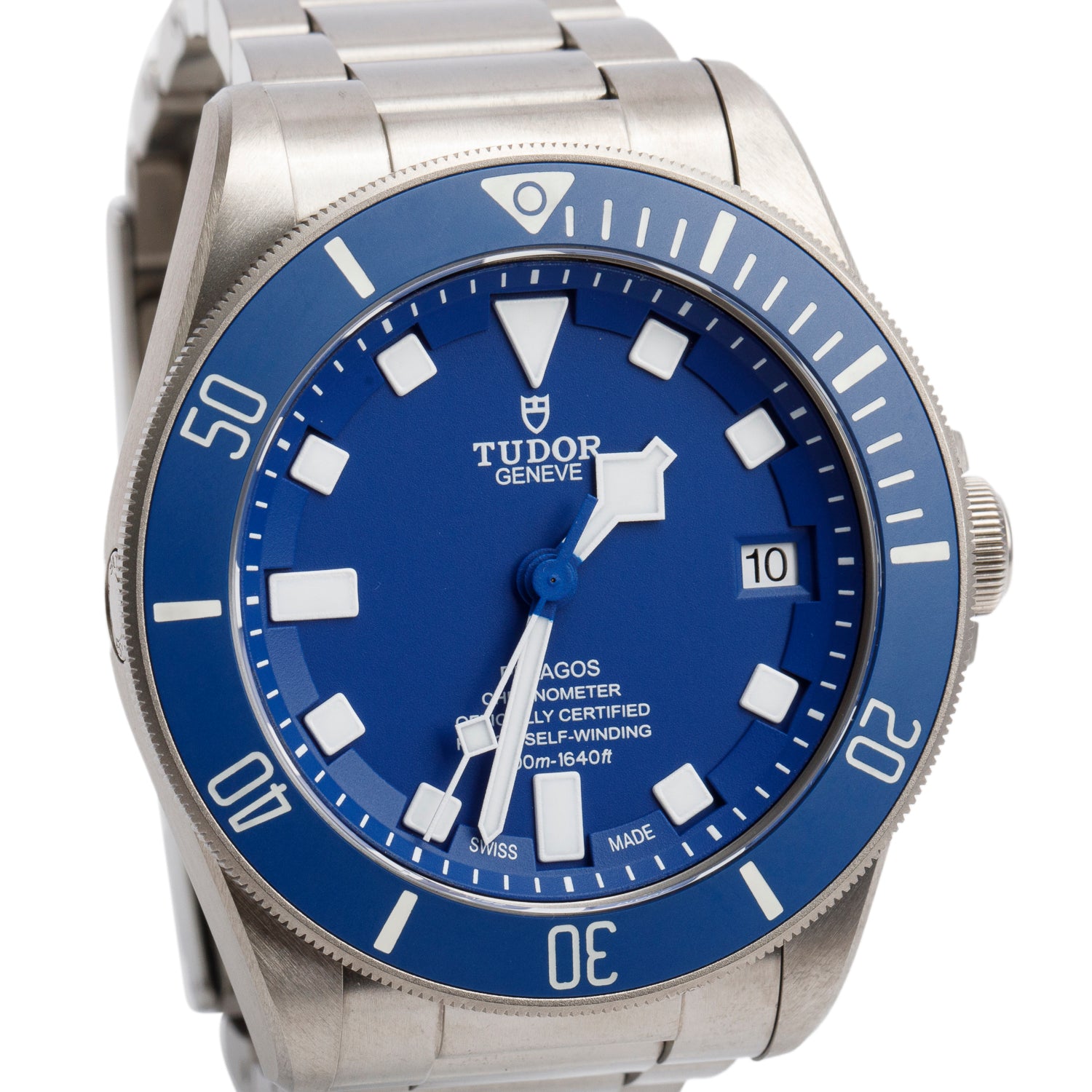 Tudor 2020 Titanium Pelagos 42 MM Automatic Watch Blue Dial 25600TB w/ Box, Papers & Extra Strap