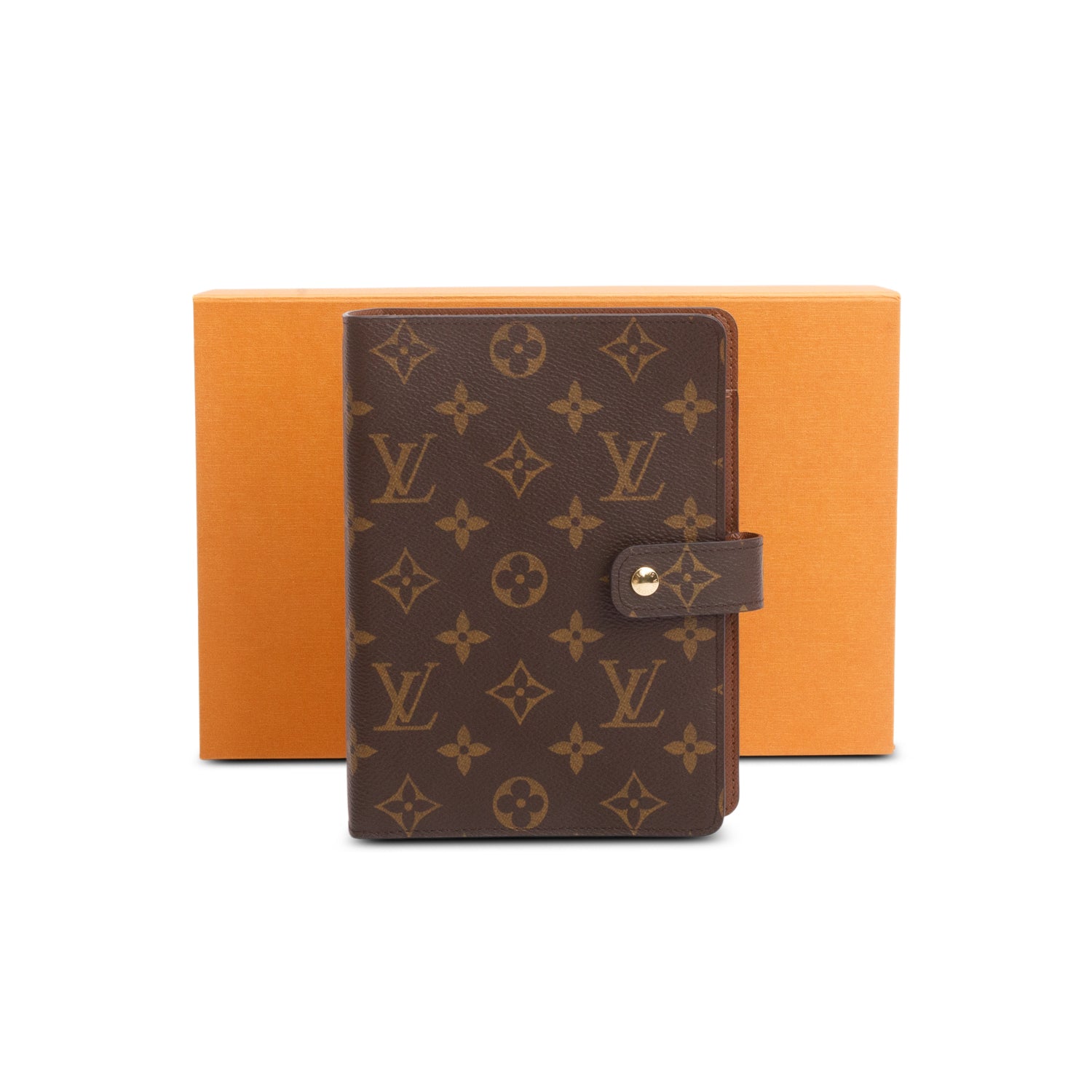 Louis Vuitton 2022 Monogram Medium Ring Agenda Cover w/ Box & Receipt