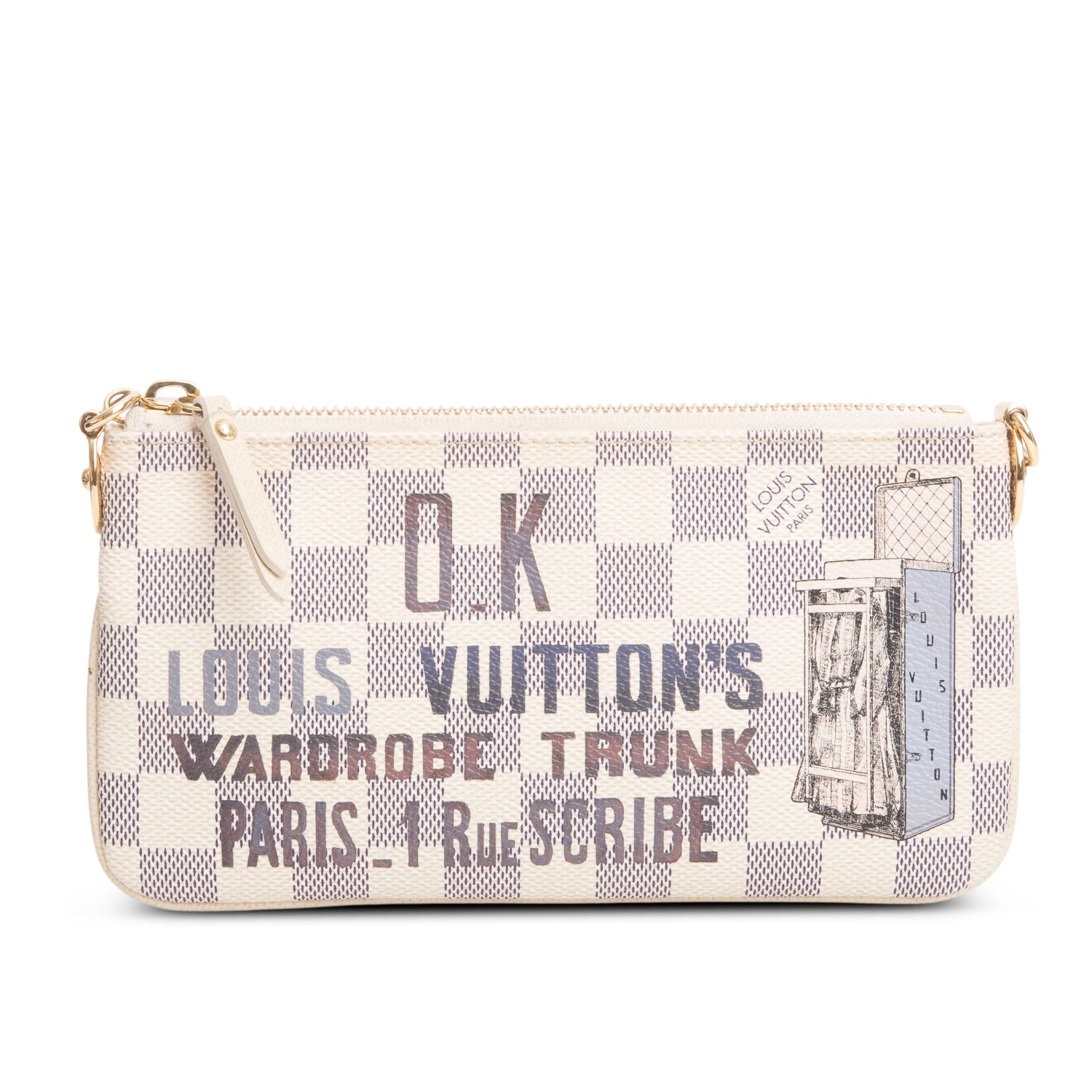 Louis Vuitton Damier Azur Valise Milla Pochette MM