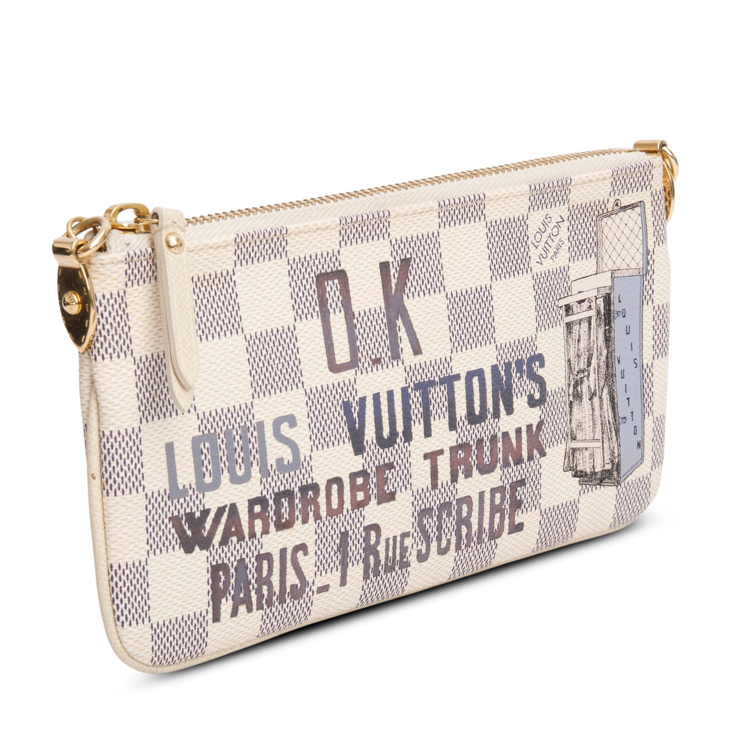 Louis Vuitton Damier Azur Valise Milla Pochette MM
