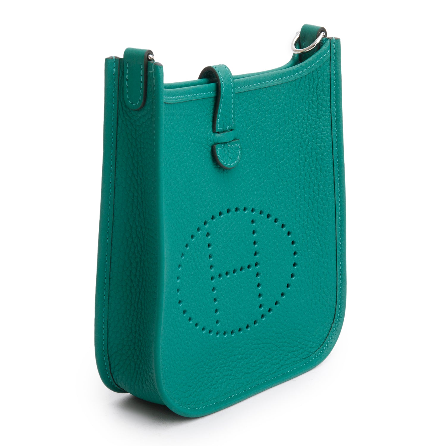 Hermes 2024 Vert Vertigo Taurillon Clemence Amazone Evelyn TPM 16 W/ Box & Receipt