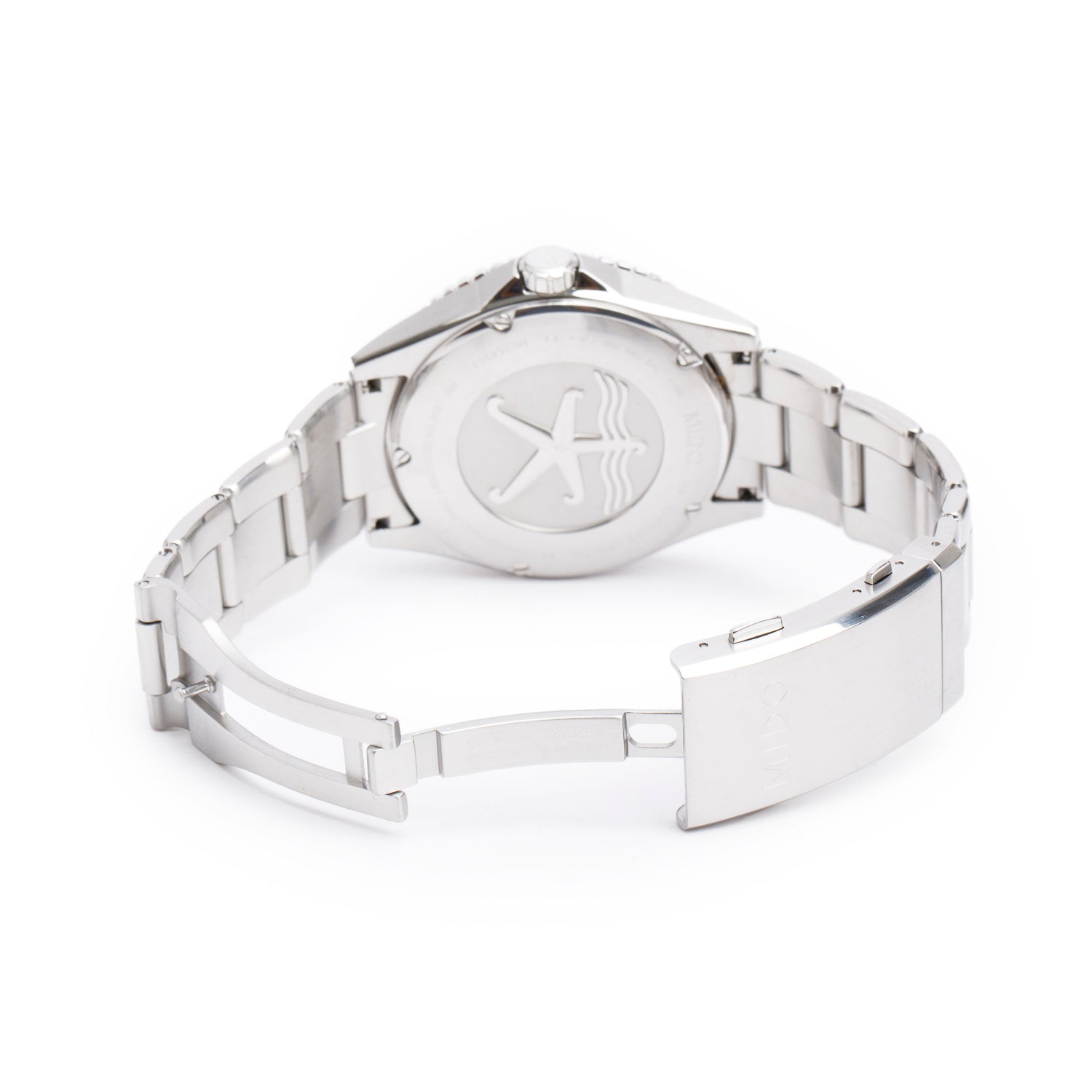 Mido Stainless Steel Ocean Star 200 42.5 MM Automatic Watch Blue Dial w/ Box