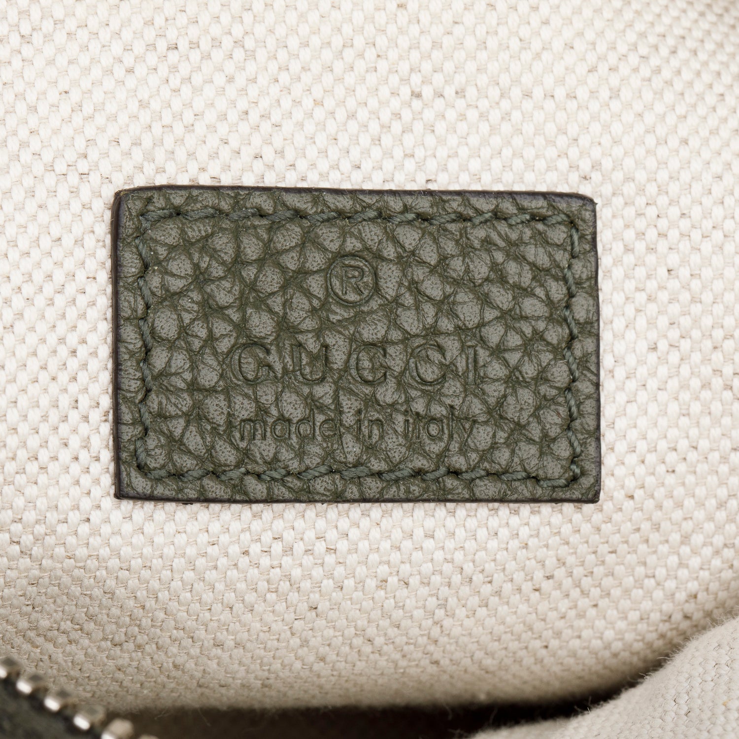 Gucci Green Leather Jumbo GG Small Belt Bag