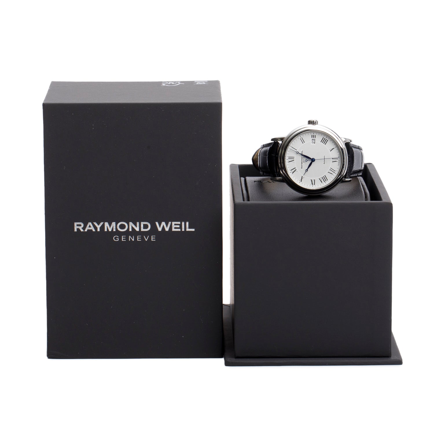 Raymond Weil Stainless Steel Maestro 39 MM Automatic Watch Silver Dial 2837 w/ Box