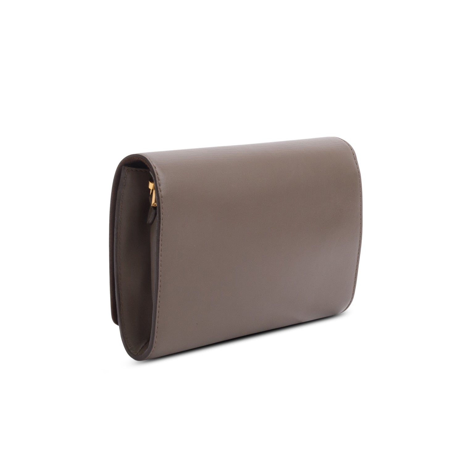 Louis Vuitton Taupe Calfskin Chain Louise Pochette w/ Strap