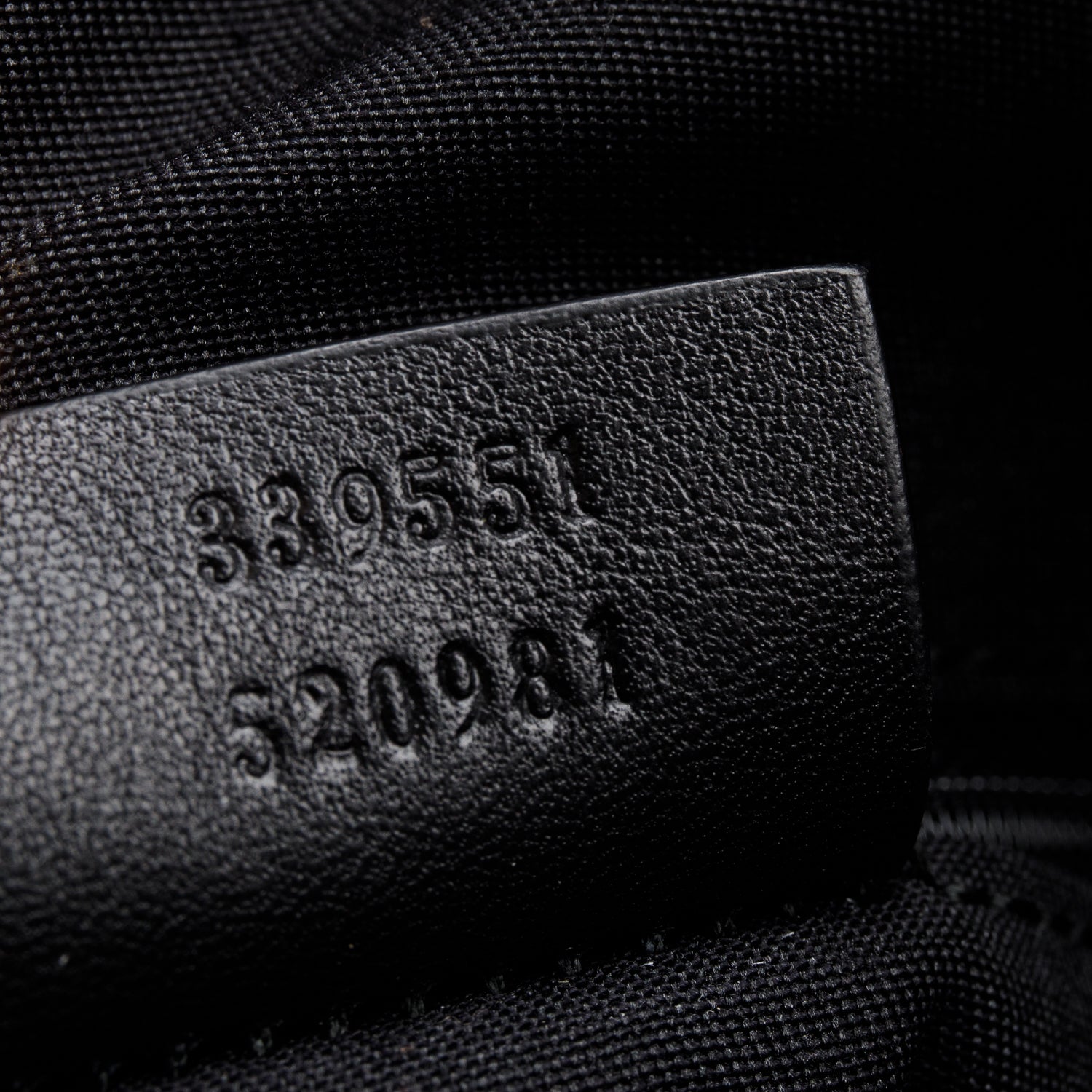 Gucci Black Guccissima Medium GG Charm Convertible Dome Satchel